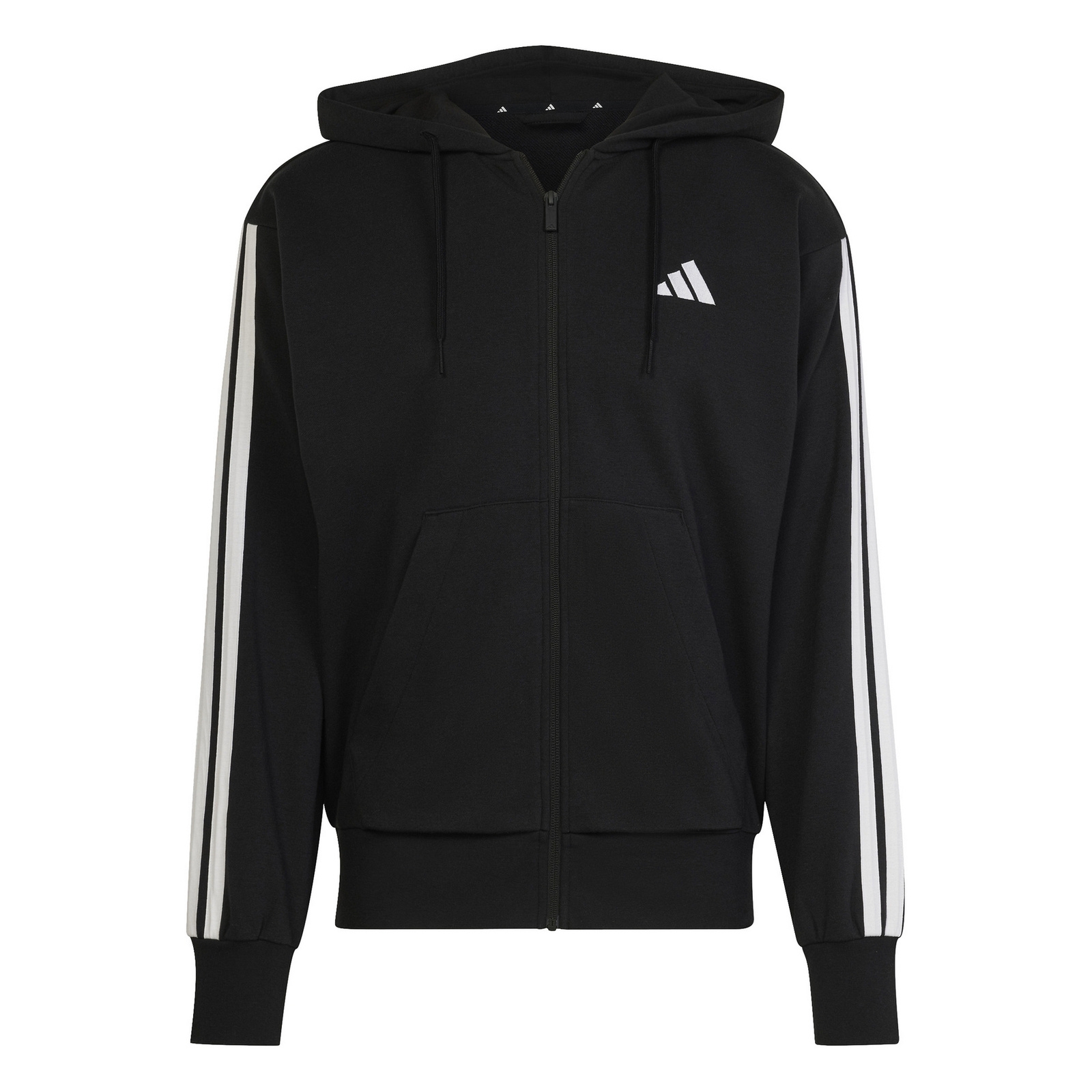 Bluza z kapturem mska adidas ESSENTIALS 3-STRIPES czarna JD1877