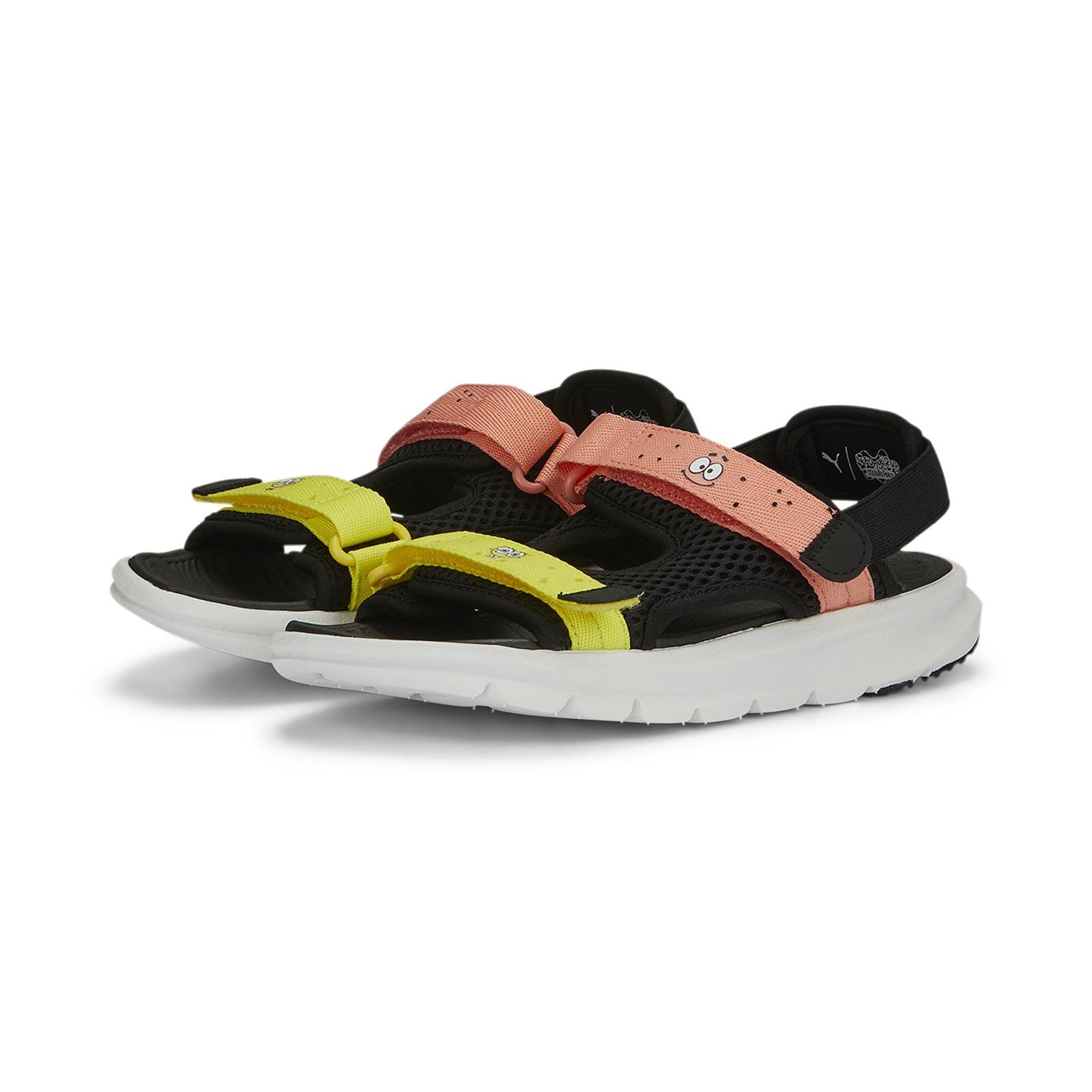 Sanday dziecice Puma Evolve SpongeBob Jr czarne 39118801