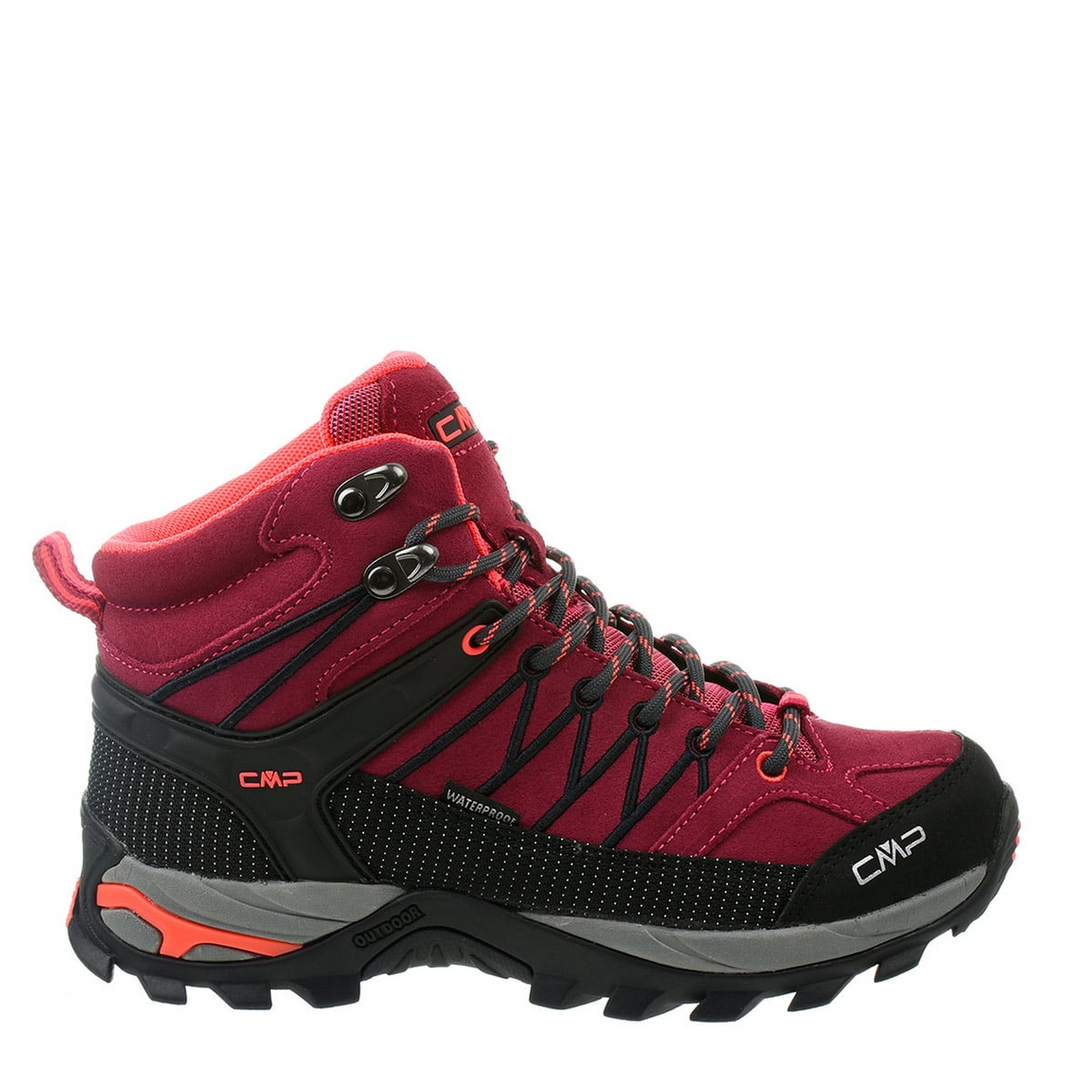 Buty trekkingowe damskie CMP RIGEL MID WP bordowe 3Q12946-06HF