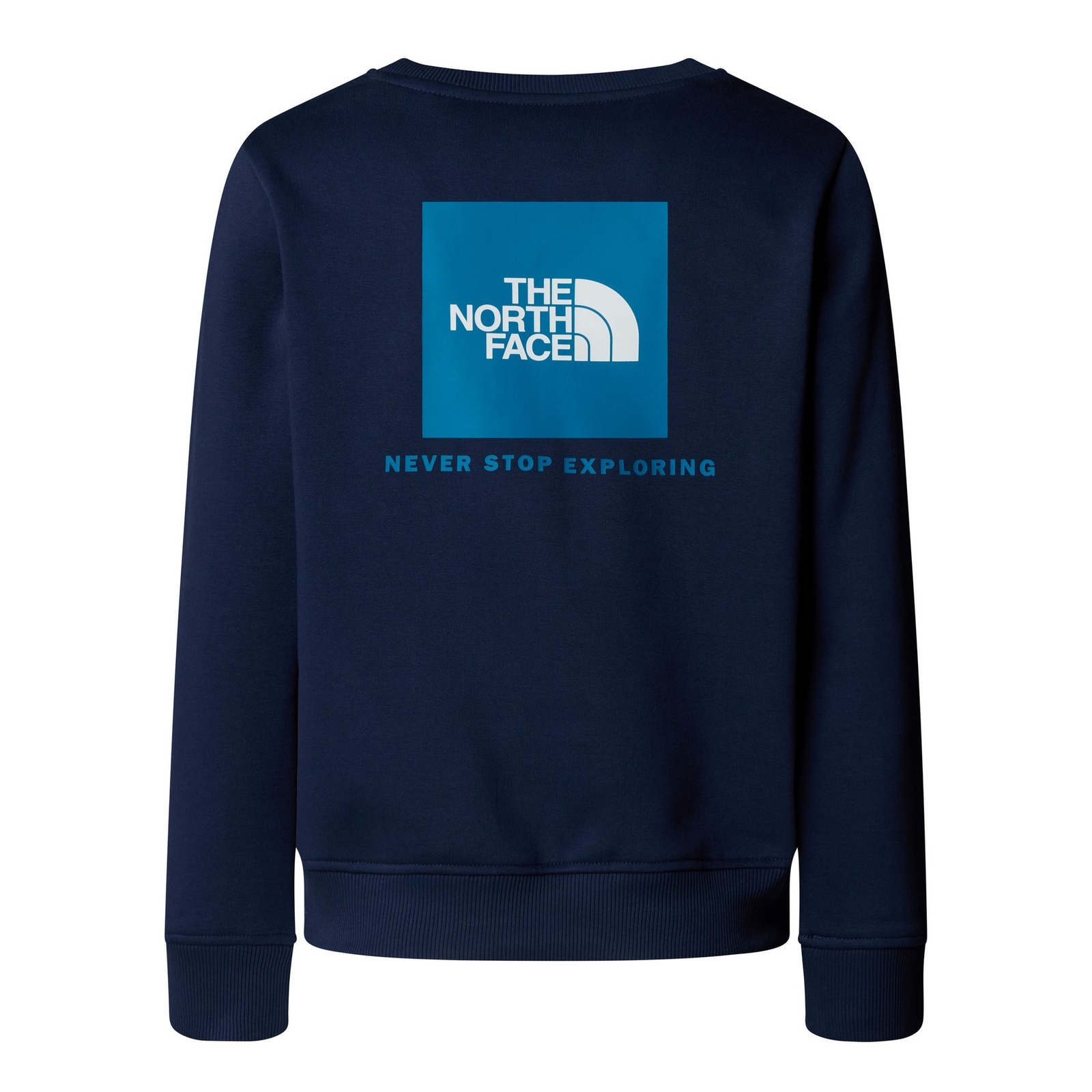 Bluza dziecica The North Face BOX NSE REGULAR CREW granatowa NF0A89H7DIA