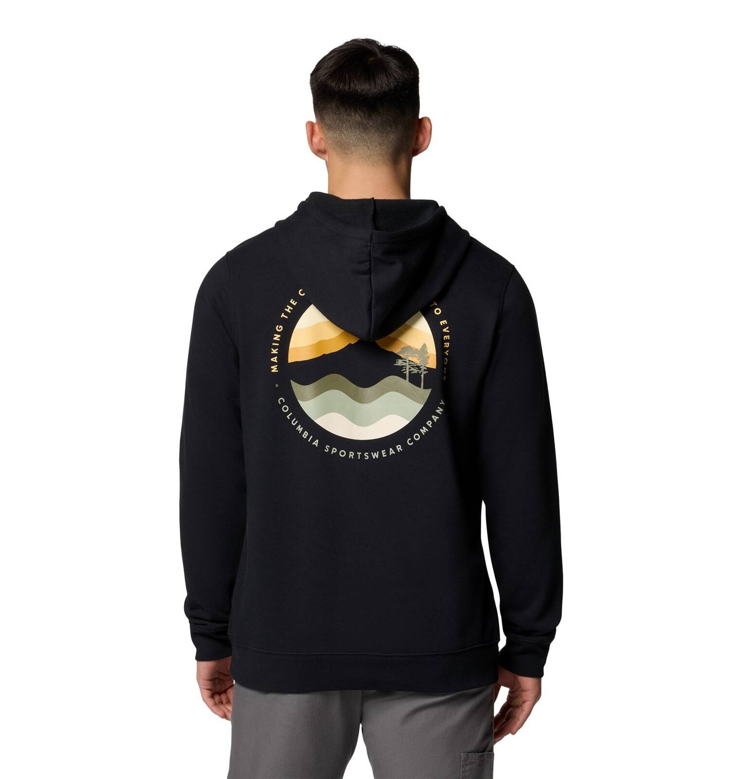 Bluza z kapturem mska Columbia TREK czarna 2018494018