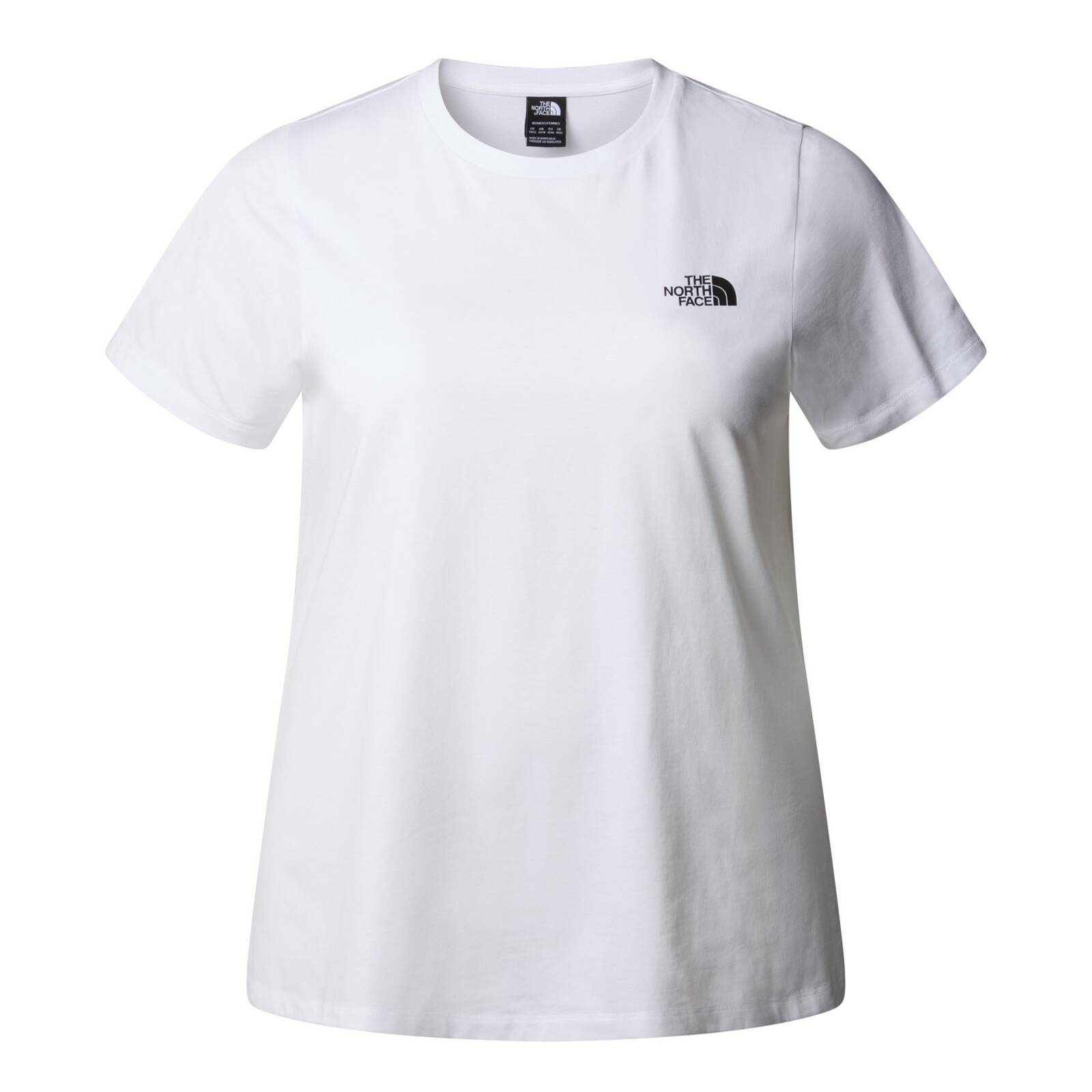 Koszulka damska The North Face S/S SIMPLE DOME biała NF0A89KNFN4