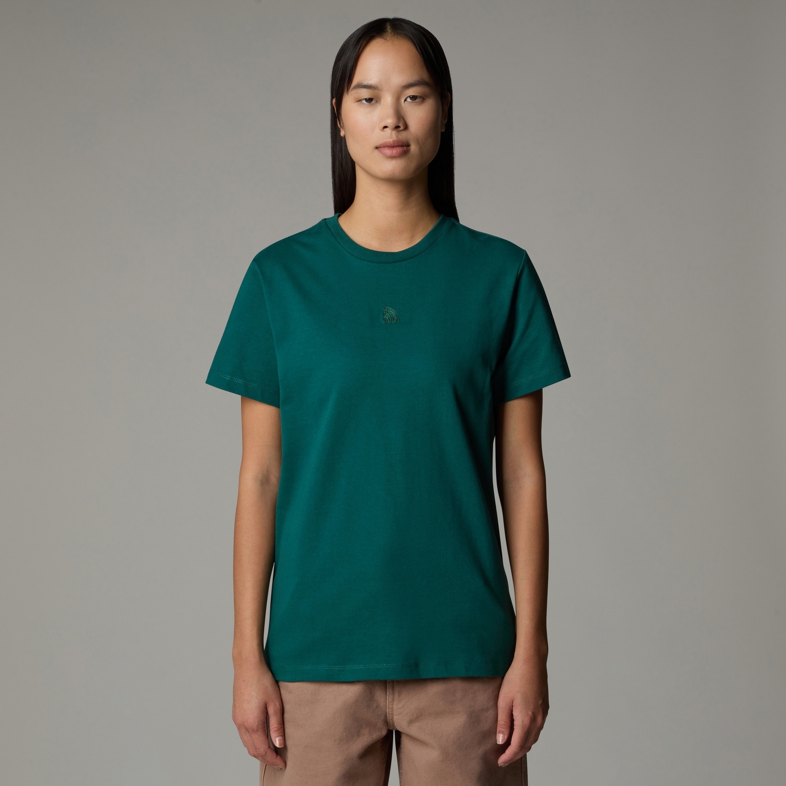 Koszulka damska The North Face LOGO RMST zielona NF0A8C386GI