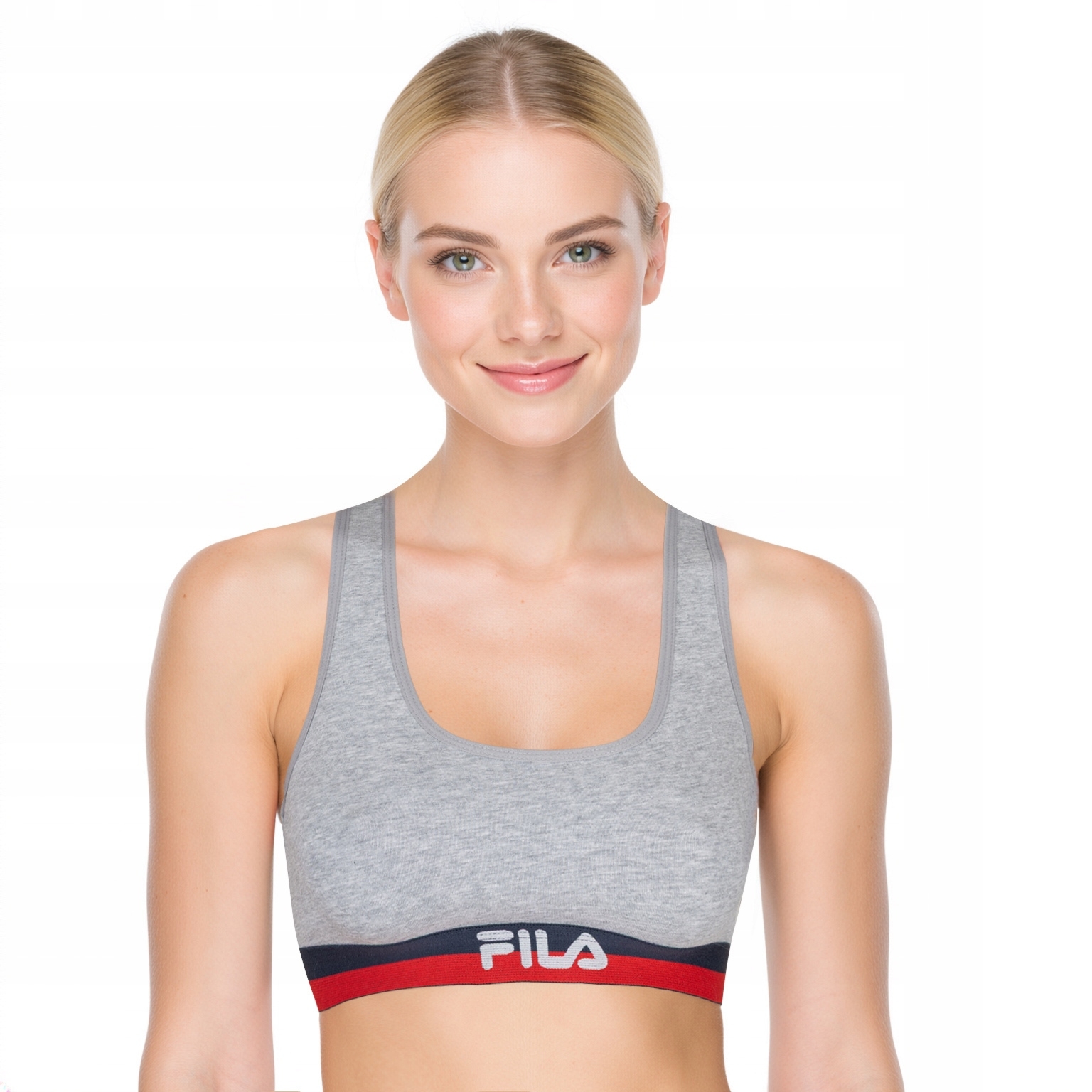 Stanik sportowy damski Fila BASIC 1-PACK szary FU6048-400