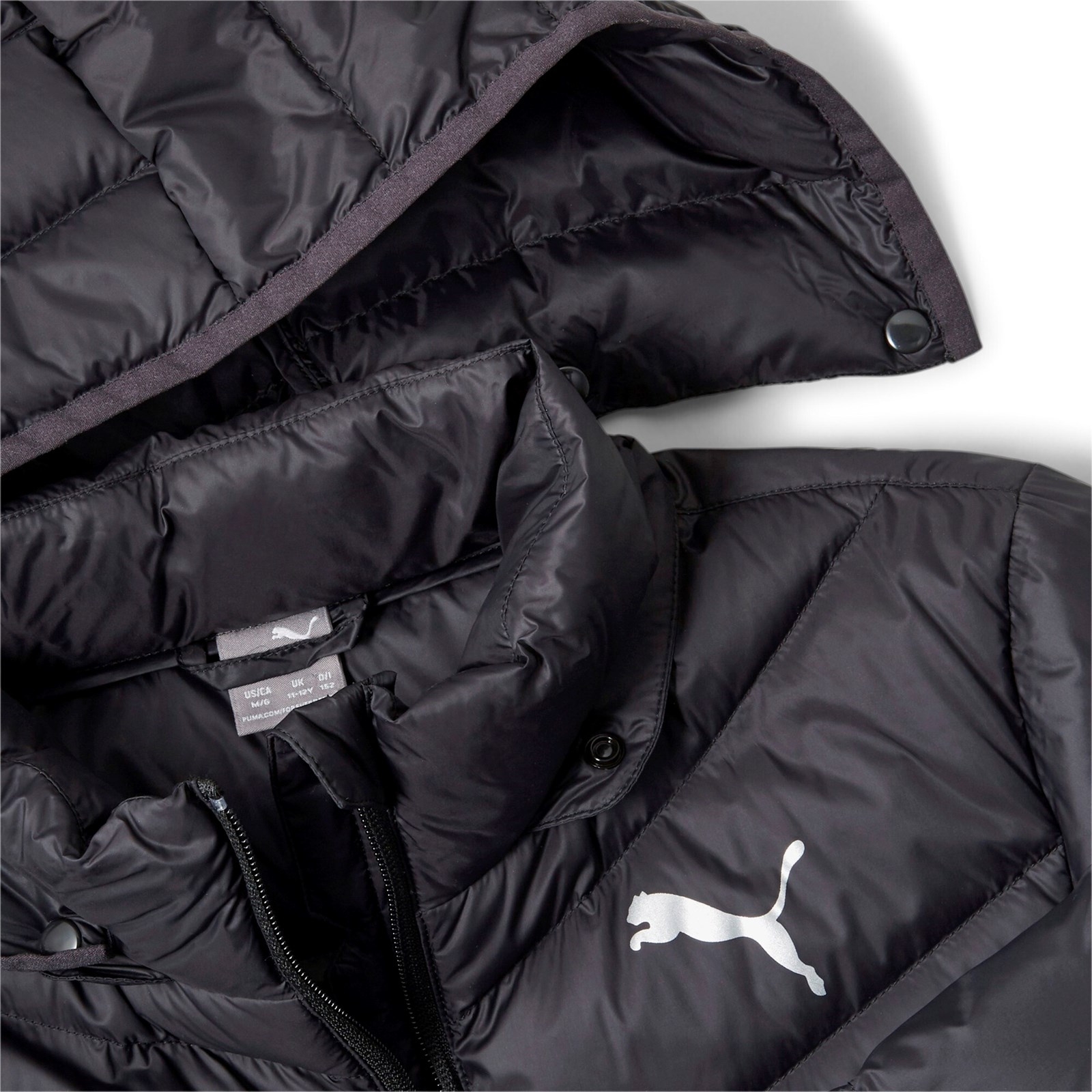 Kurtka z kapturem chopica Puma PACKLITE DOWN czarna 58956501