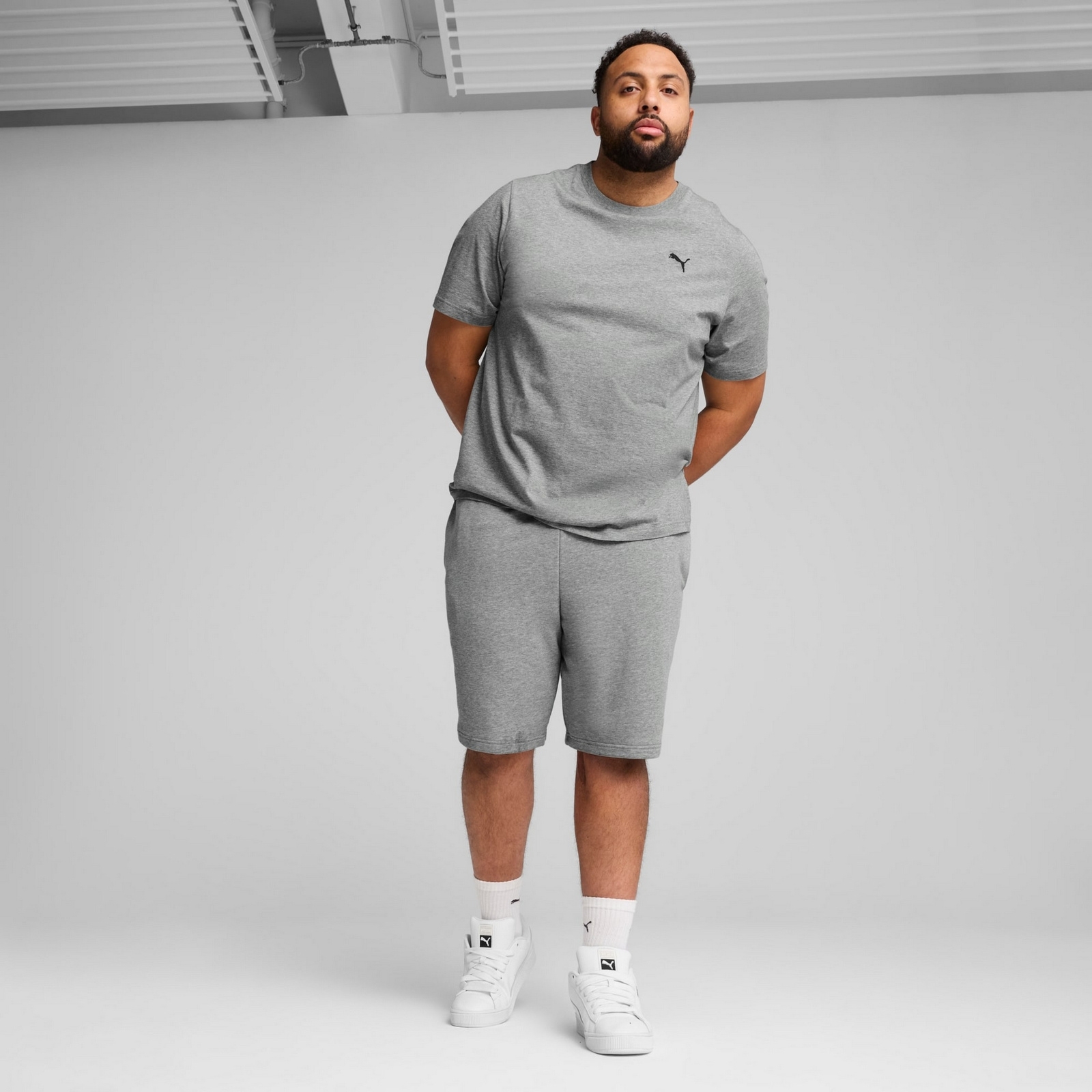 Koszulka m�ska Puma ESS SMALL LOGO szara 68253803