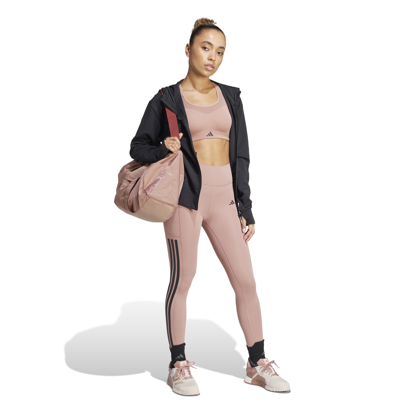 Bluza treningowa damska adidas D4T czarna JP2654