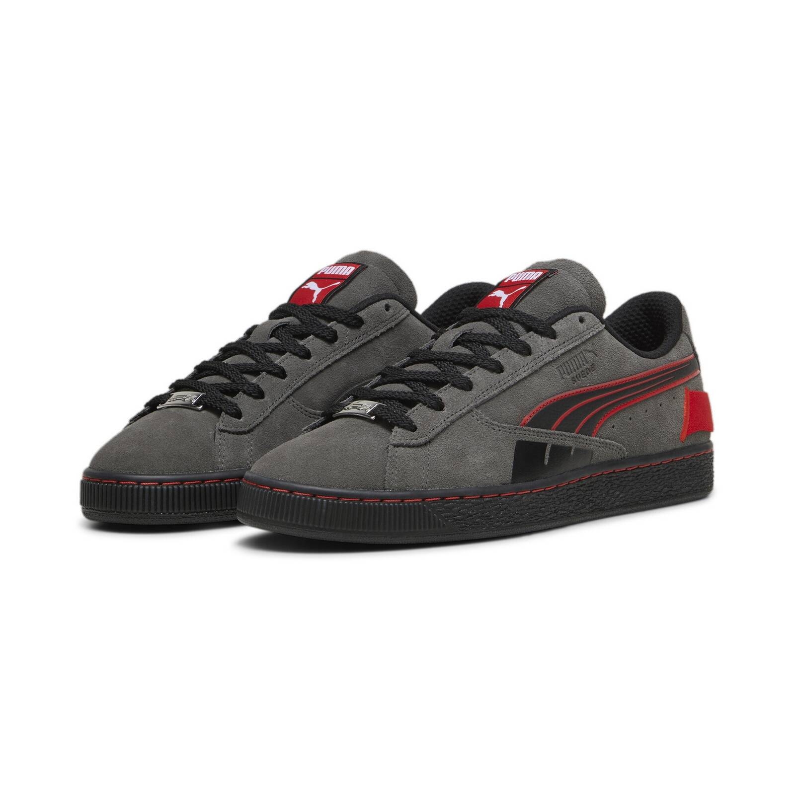 Buty sportowe mskie Puma F1 SUEDE T szare 30843801