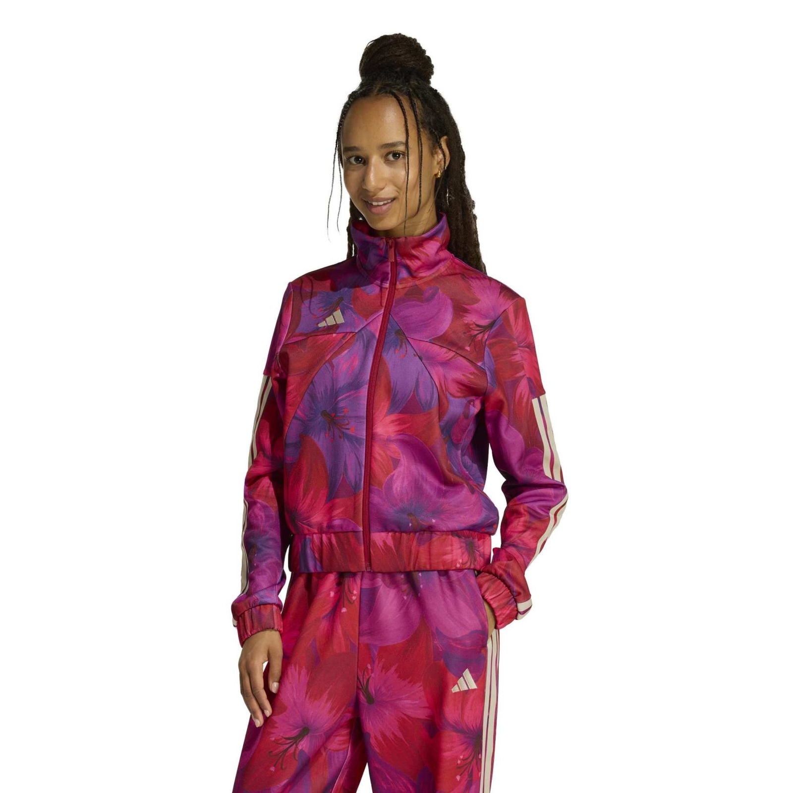 Bluza dresowa damska adidas FARM TIRO wielokolorowa KD4634