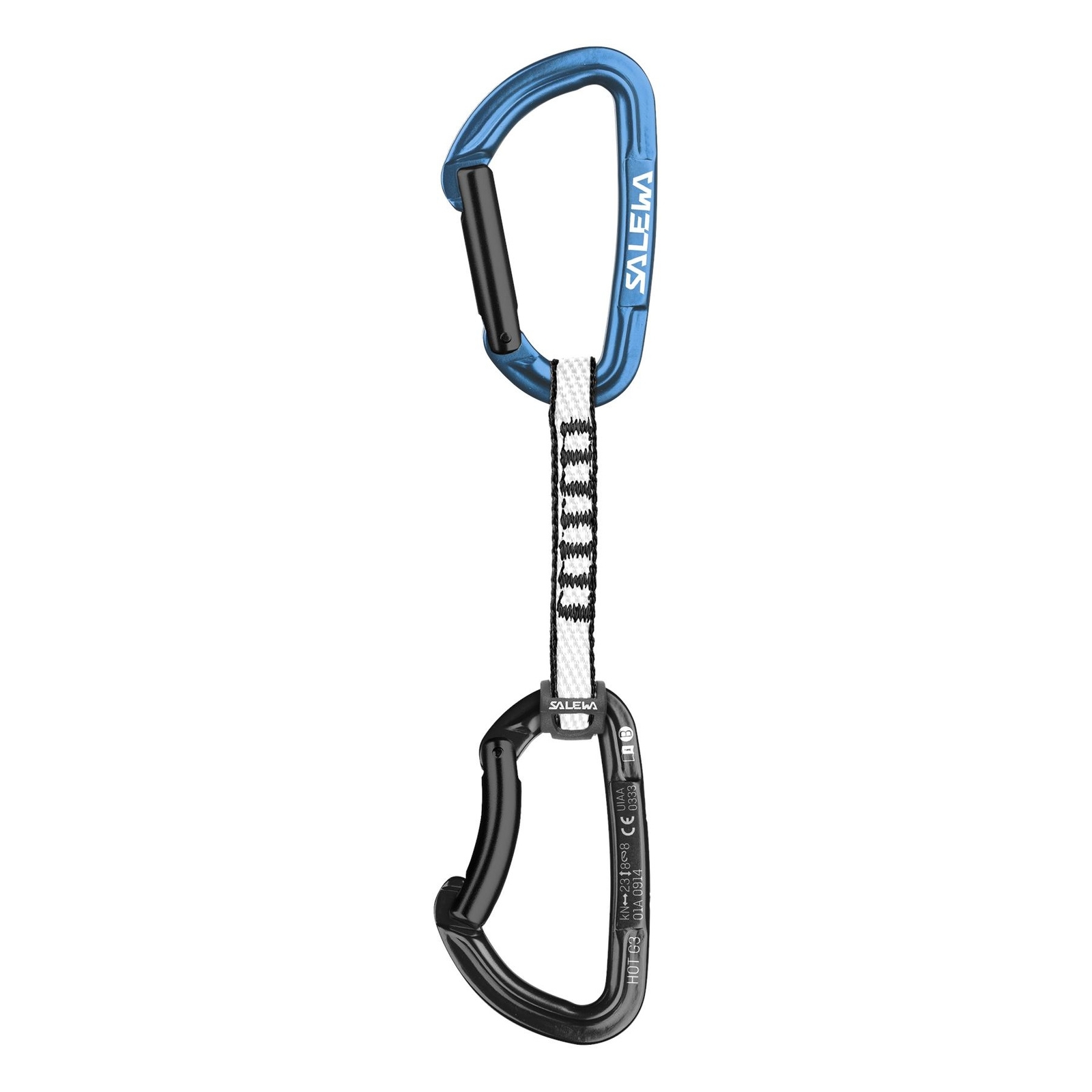 Ekspres wspinaczkowy unisex Salewa EXPR SET DYN HOT G3 STR/BENT wielokolorowy 00-0000001725_0380