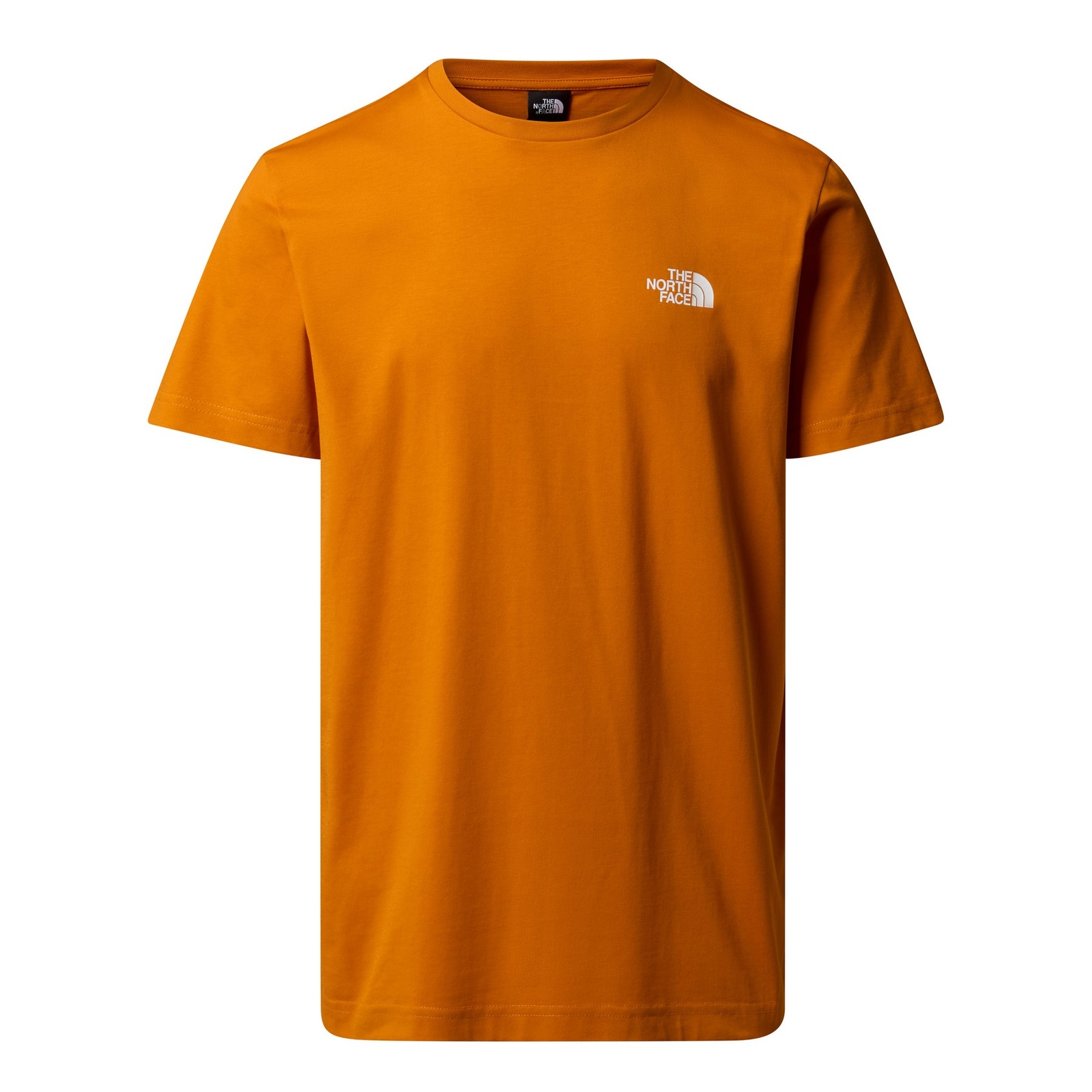 Koszulka męska The North Face SIMPLE DOME pomarańczowa NF0A87NGBRO