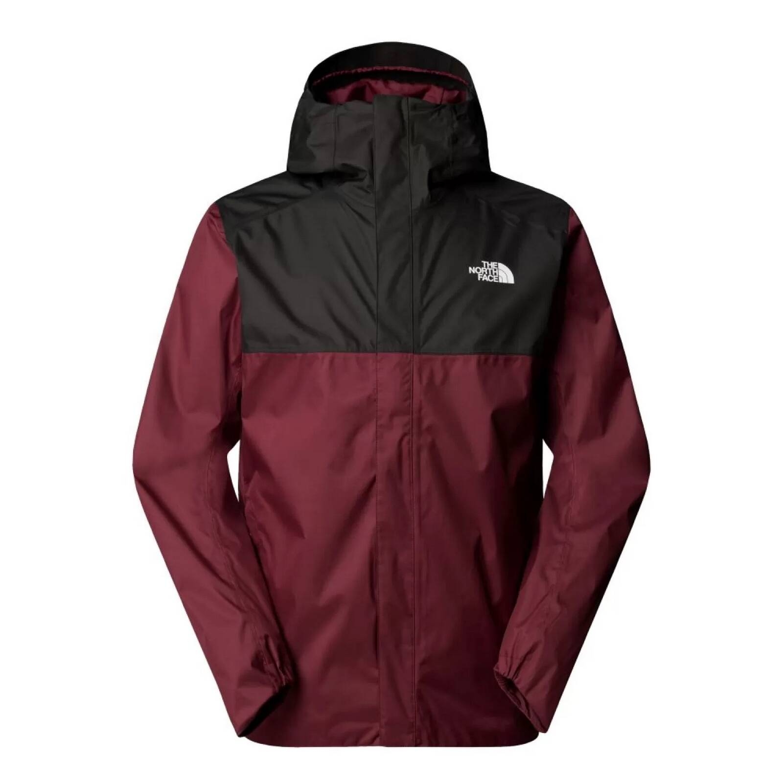 Kurtka wodoodporna mska The North Face QUEST bordowa NF0A3YFM6IN