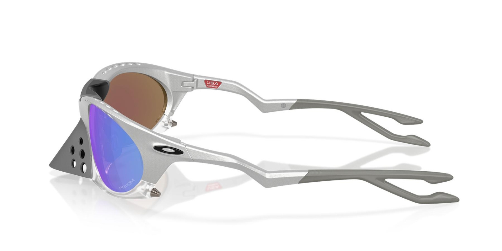 Okulary przeciws�oneczne unisex Oakley PLANTARIS srebrne OO9437-13