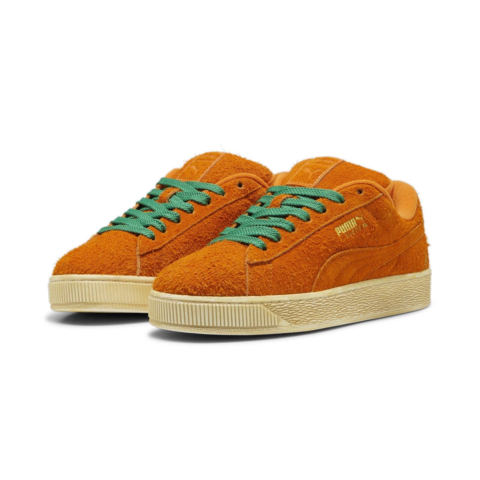 Buty sportowe mskie Puma SUEDE XL CARROTS RICKIE pomaraczowe 39880001
