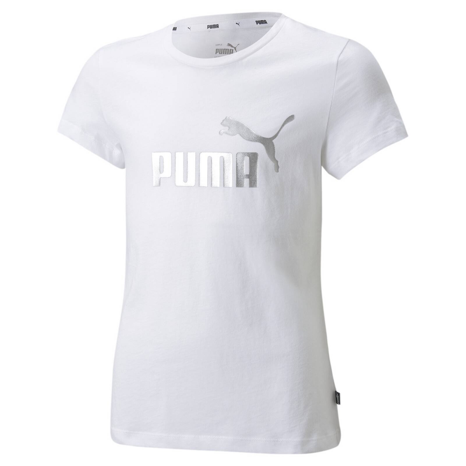 Koszulka dziewczca Puma ESS+ LOGO biaa 84695302