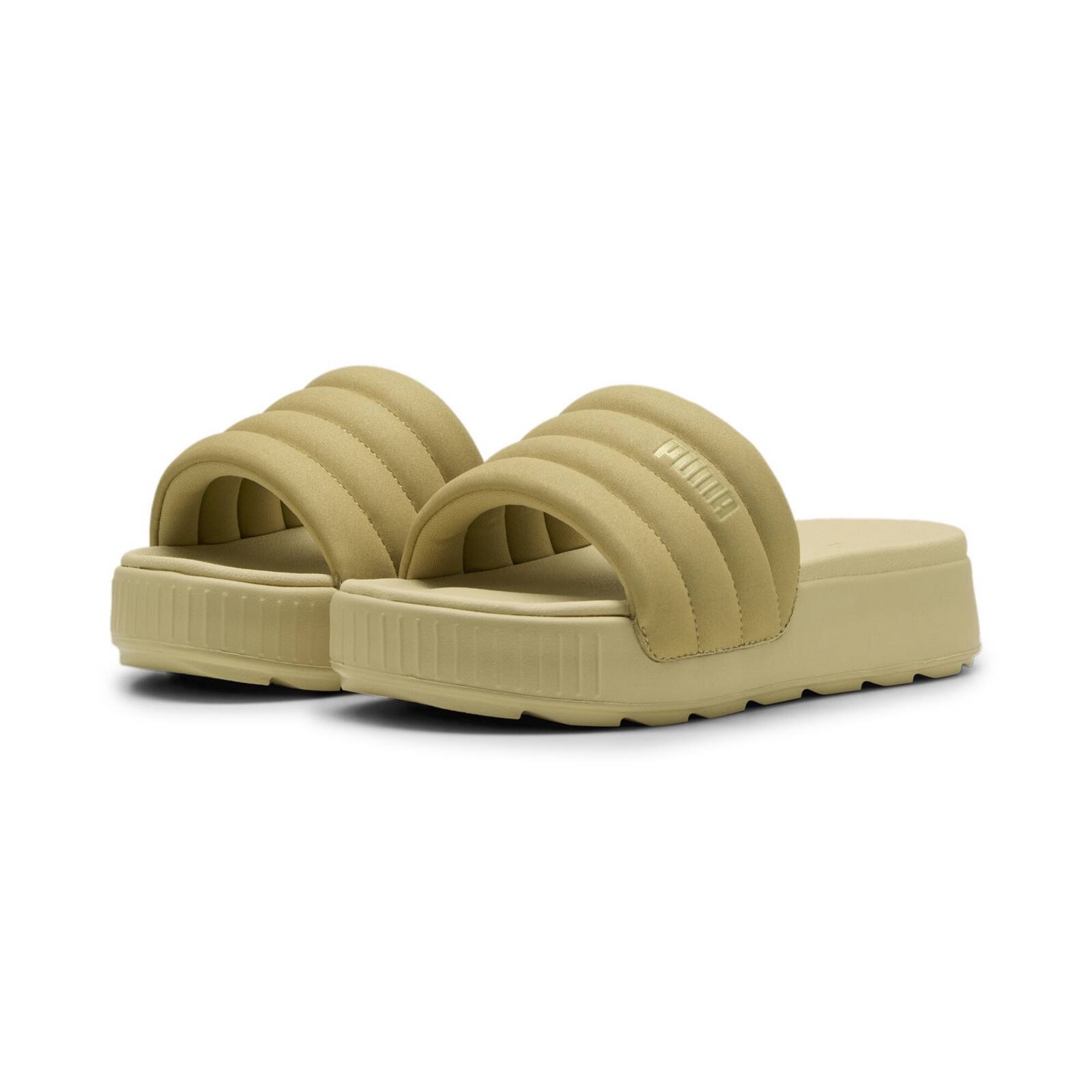 Klapki damskie Puma KARMEN SLIDE PUFFY beowe 40067902