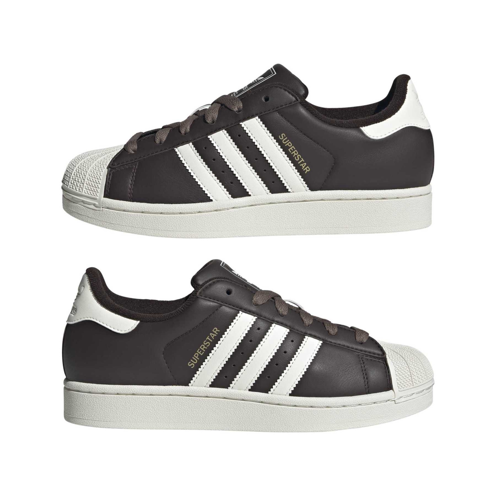 Buty sportowe damskie adidas SUPERSTAR II br�zowe IH4146