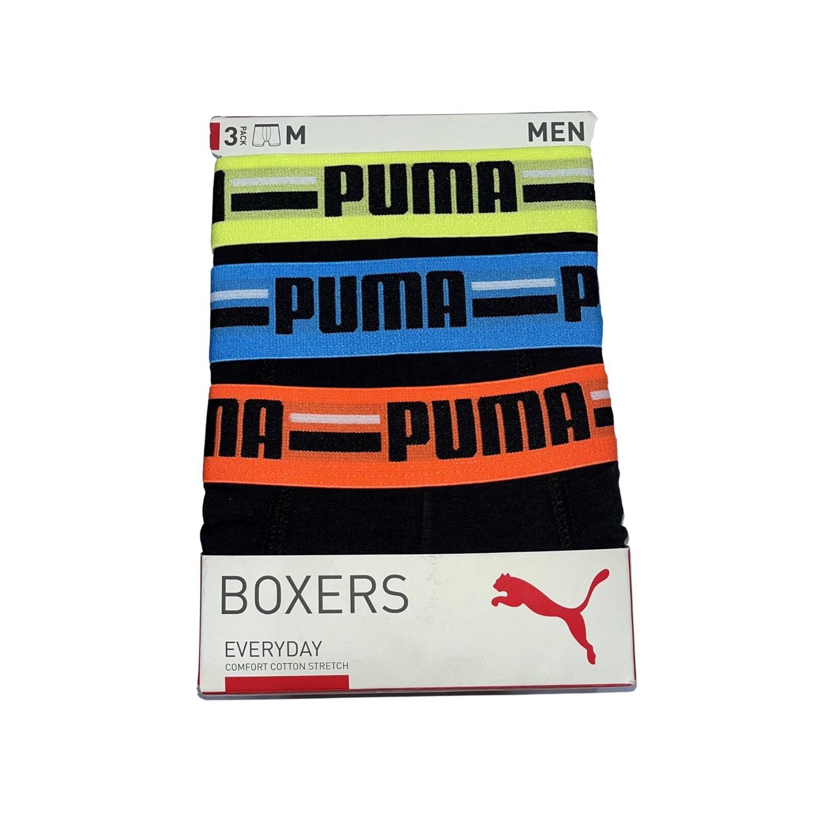 Bokserki mskie Puma BASIC BRAND 3-PACK wielokolorowe 93545714