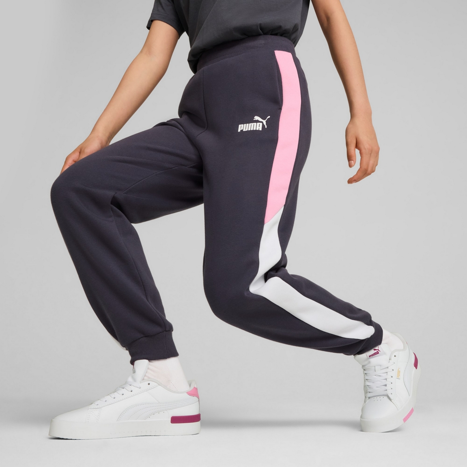 Spodnie dresowe dziewczce Puma POWER FL szare 68178969