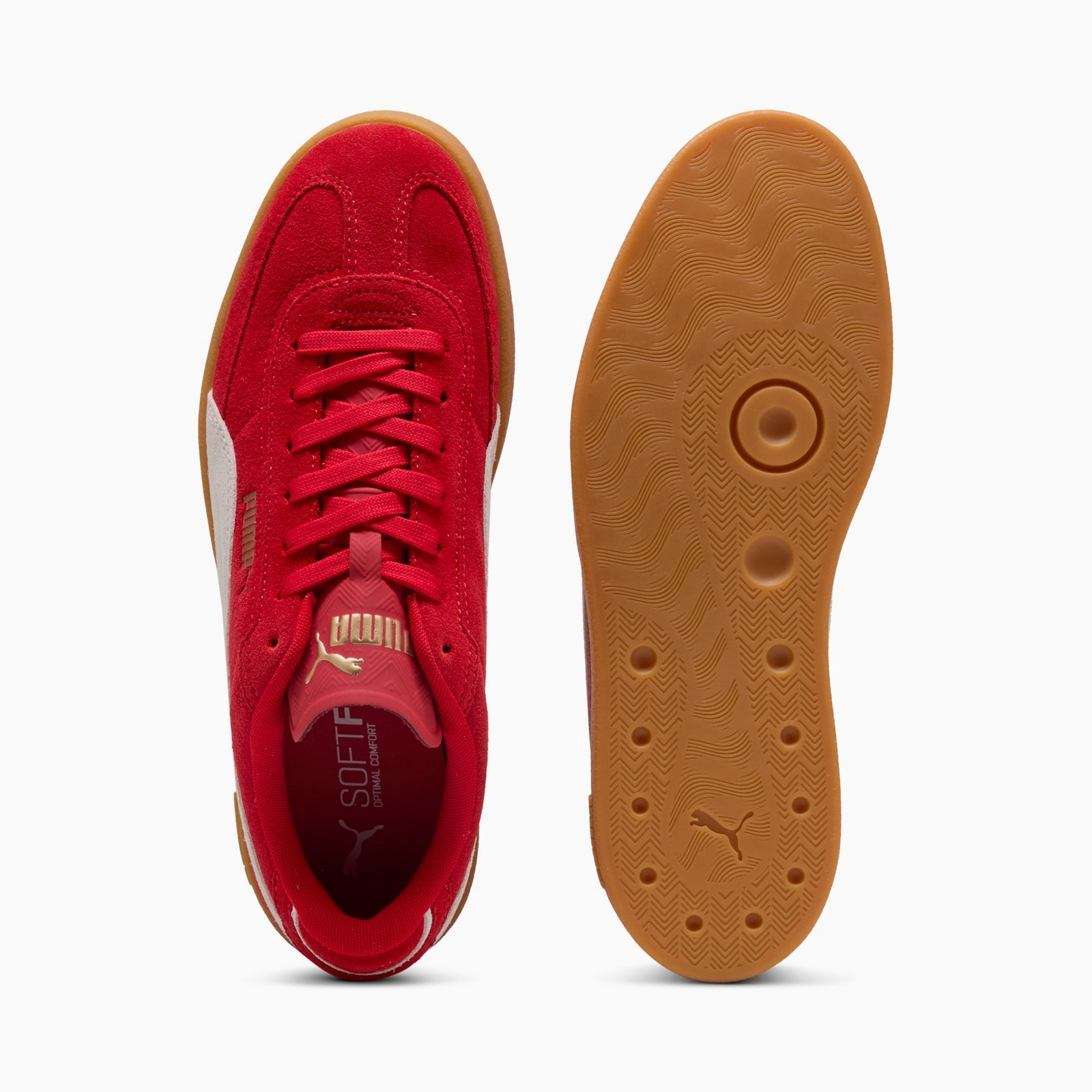Buty sportowe mskie Puma CLUB II ERA SUEDE czerwone 40071708