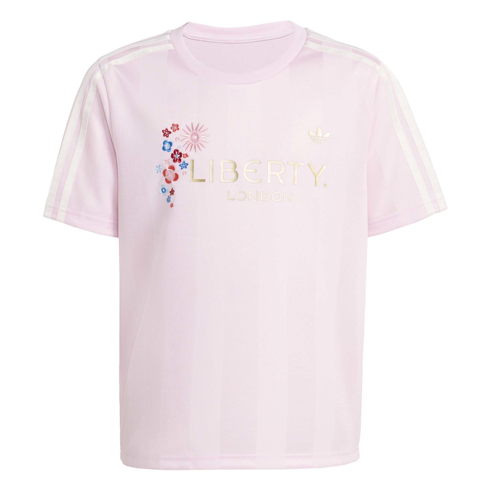 Koszulka dziewczęca adidas 3 STRIPES różowa KT0837