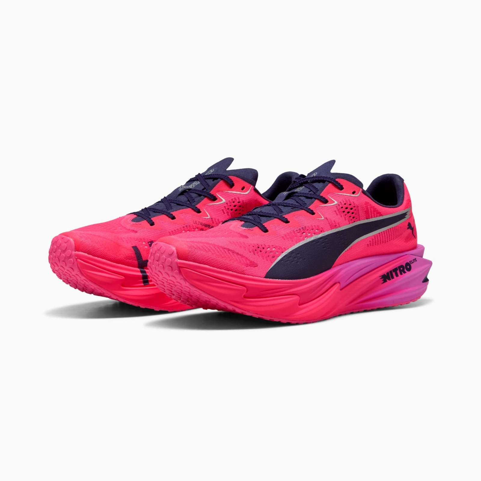Buty biegania męskie Puma DEVIATE NITRO ELITE 4 HYROX różowe 31295901