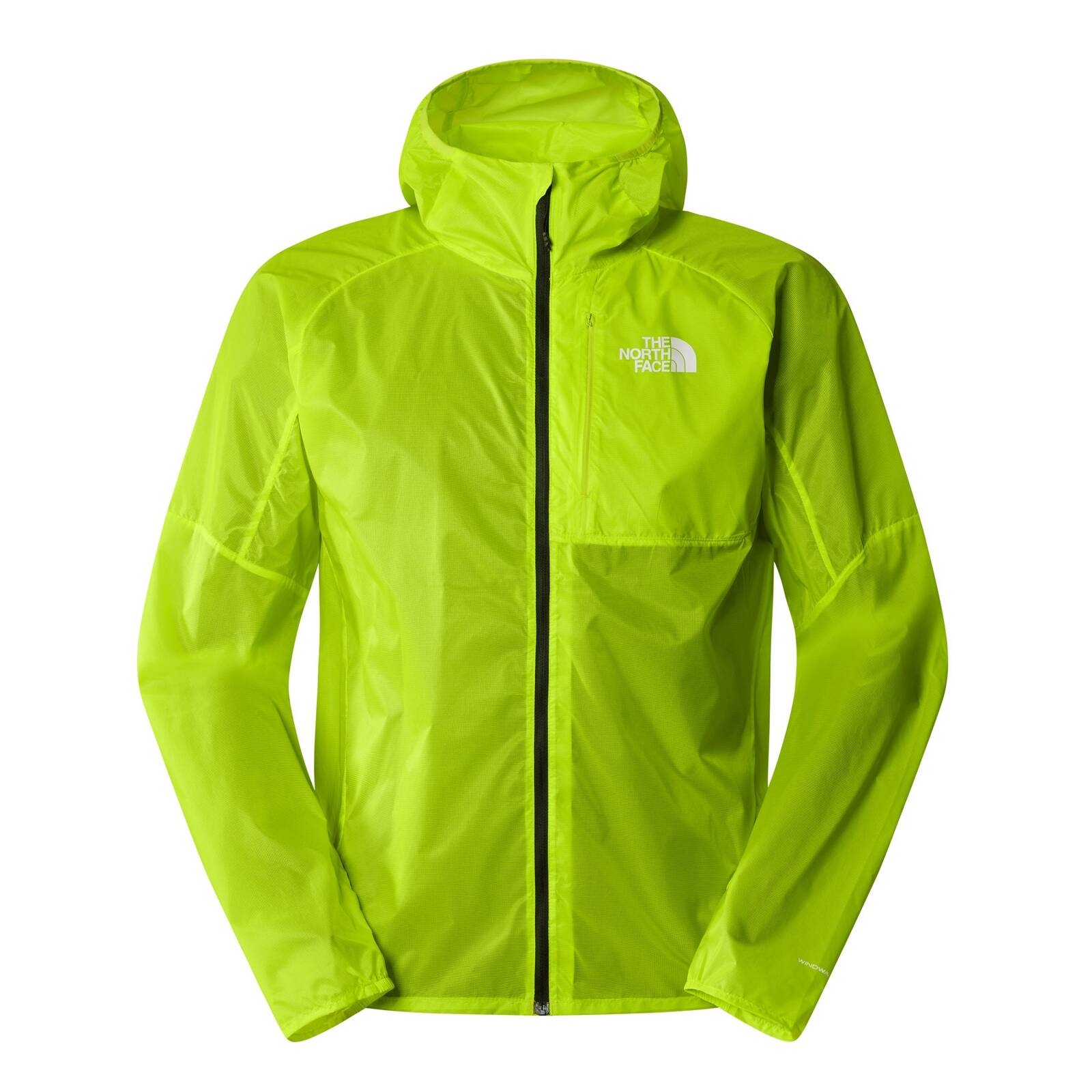 Kurtka z kapturem mska The North Face WINDSTREAM SHELL zielona NF0A87GTRIQ