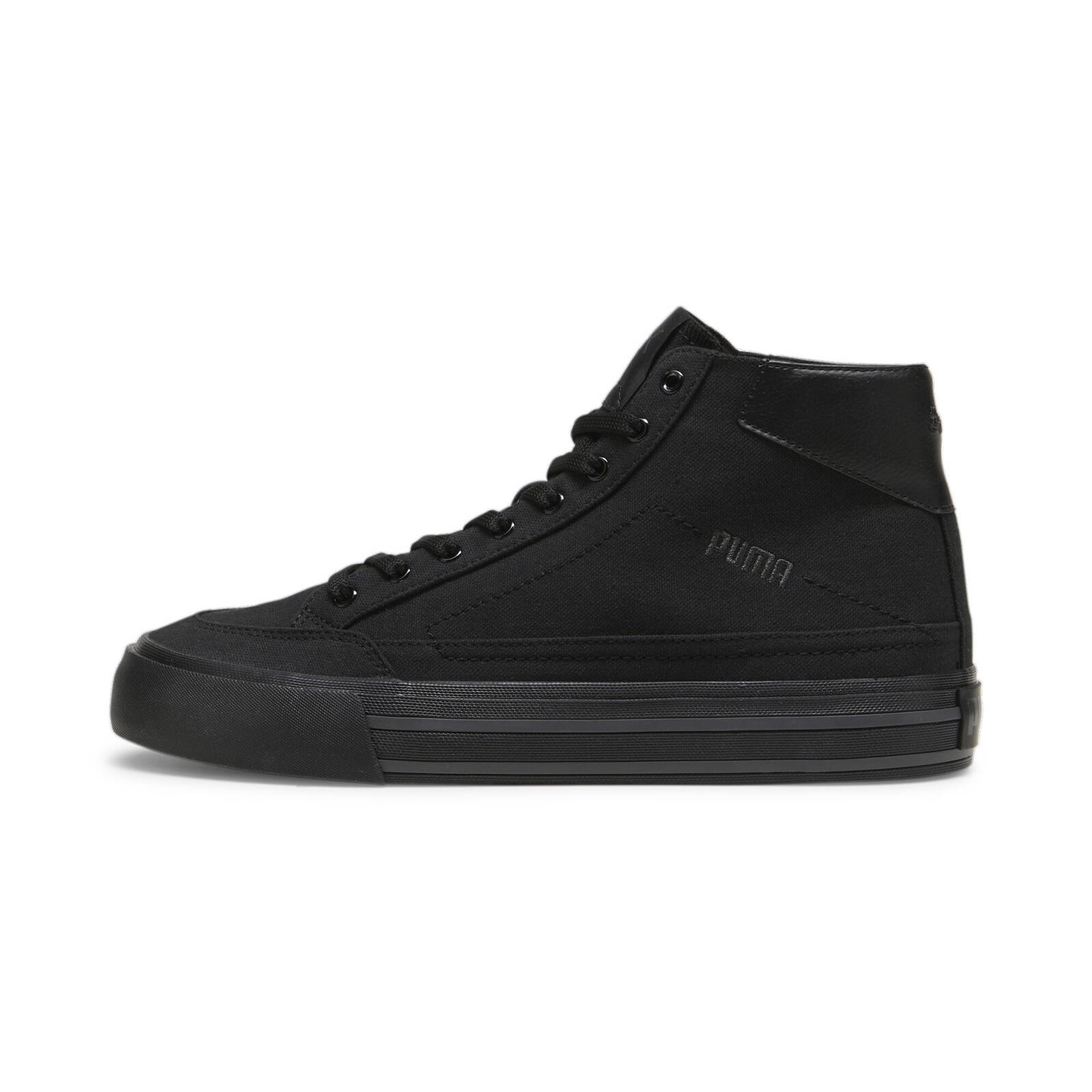 Buty sportowe mskie Puma COURT CLASSIC VULC MID czarne 39614902