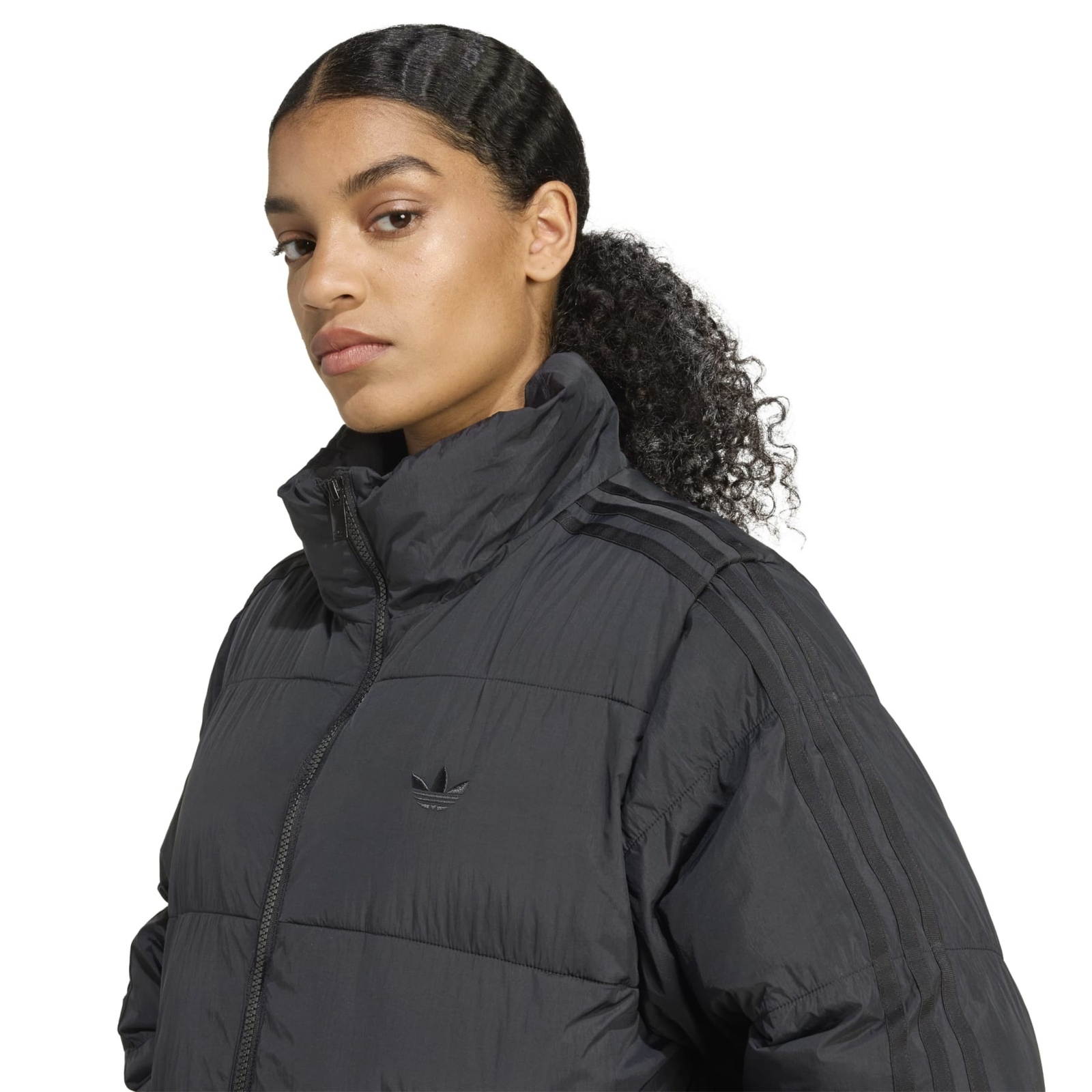 P�aszcz puchowy damski adidas ADICOLOR PUFFER czarny JX2957