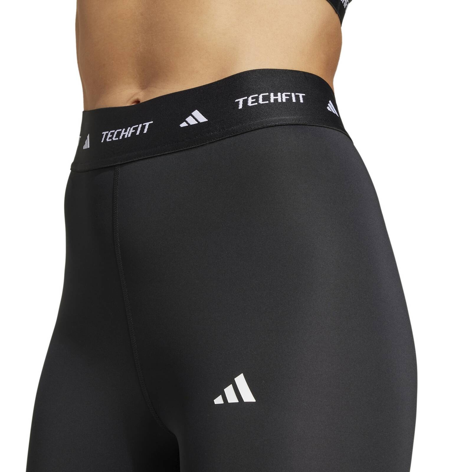 Legginsy treningowe damskie adidas TECHFIT 7/8 czarne IT2273