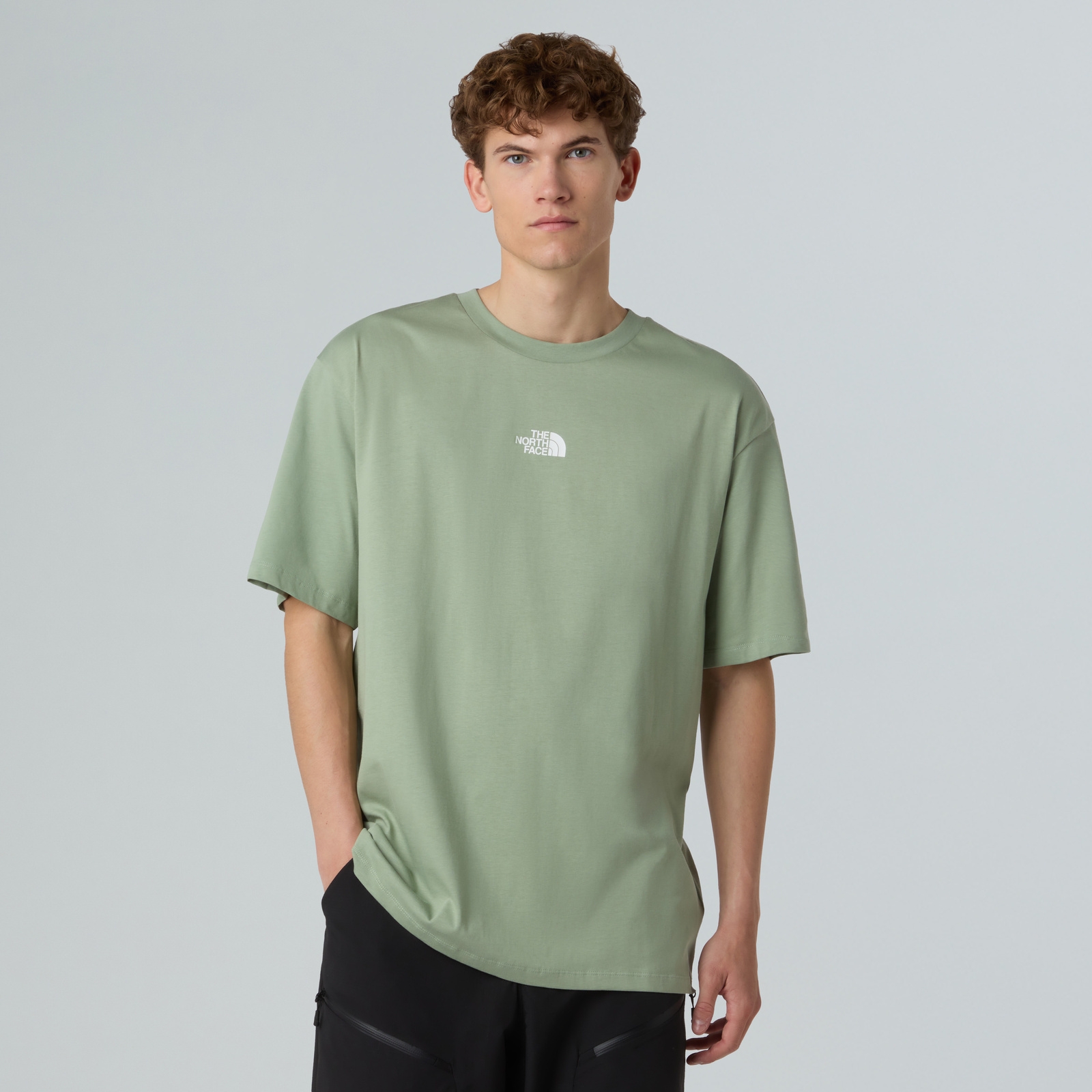Koszulka unisex The North Face MOUNTAIN FUN OVERSIZED zielona NF0A8F2NBQ1