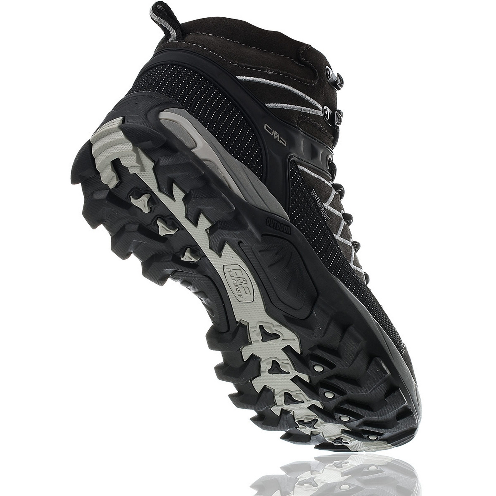 Buty trekkingowe mskie CMP RIGEL MID WP czarne 3Q12947-U862