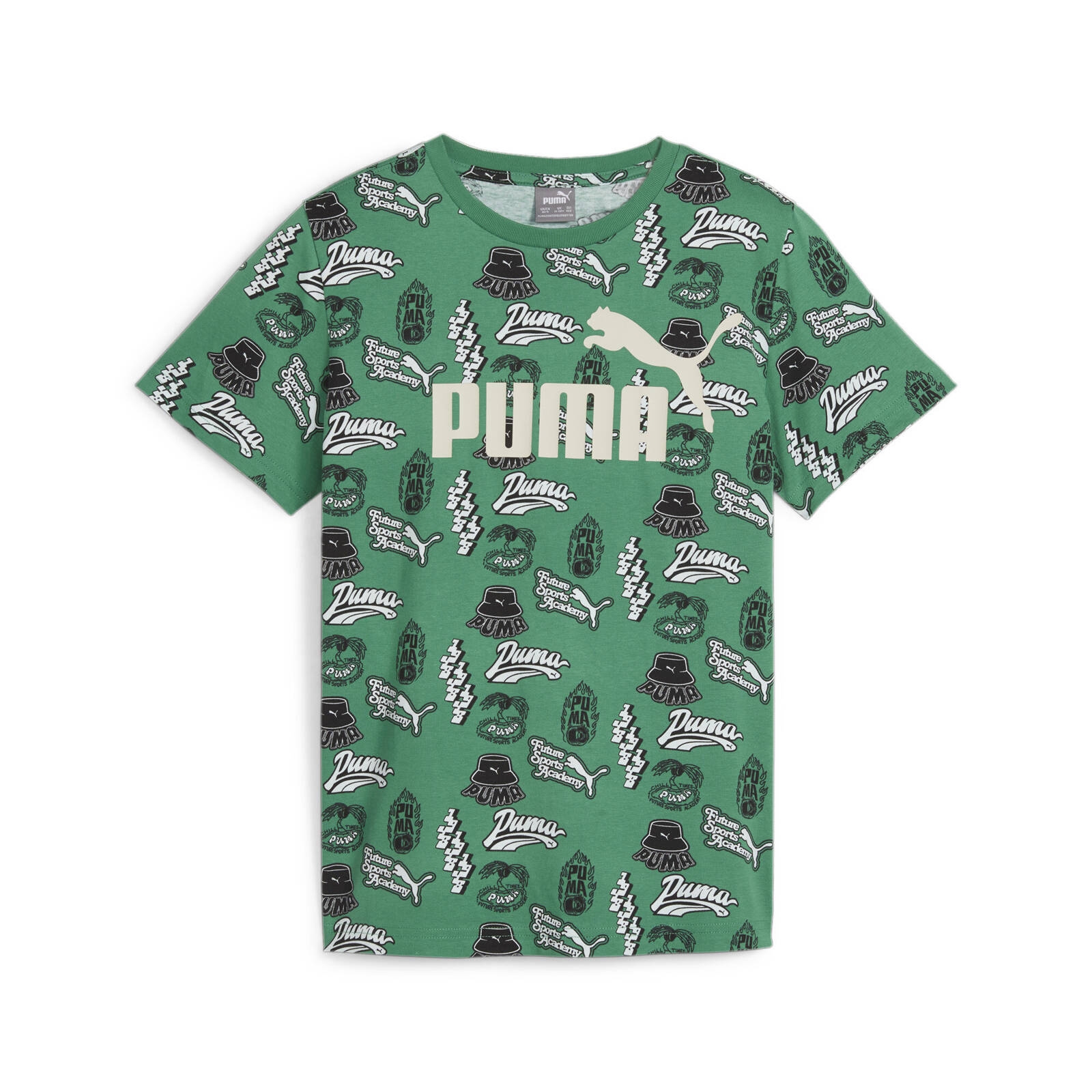 Koszulka chopica Puma ESS+ MID 90S AOP zielona 67923986