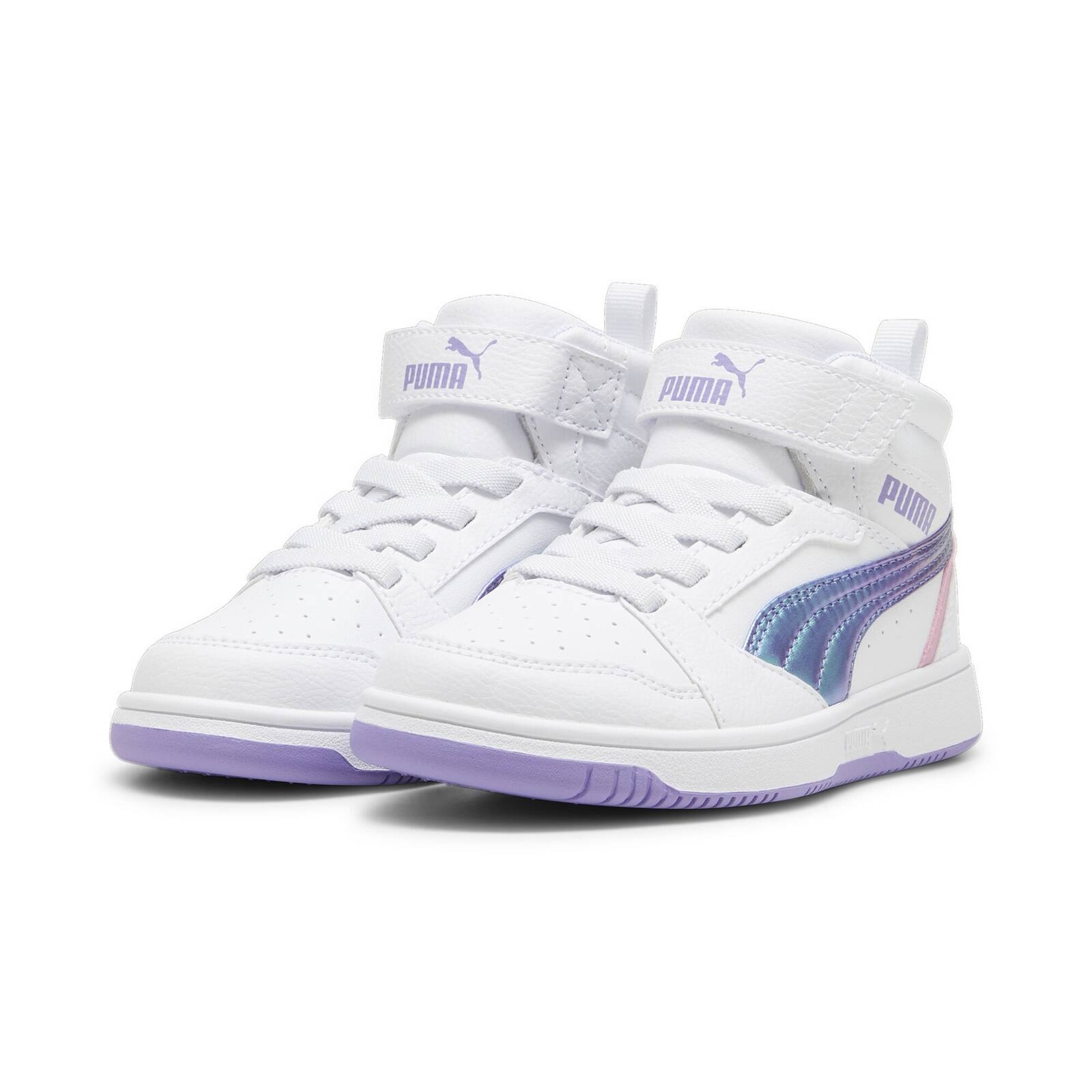 Buty sportowe dziecice Puma REBOUND V6 MID BOUNCY SKY AC+ PS biae 39872601