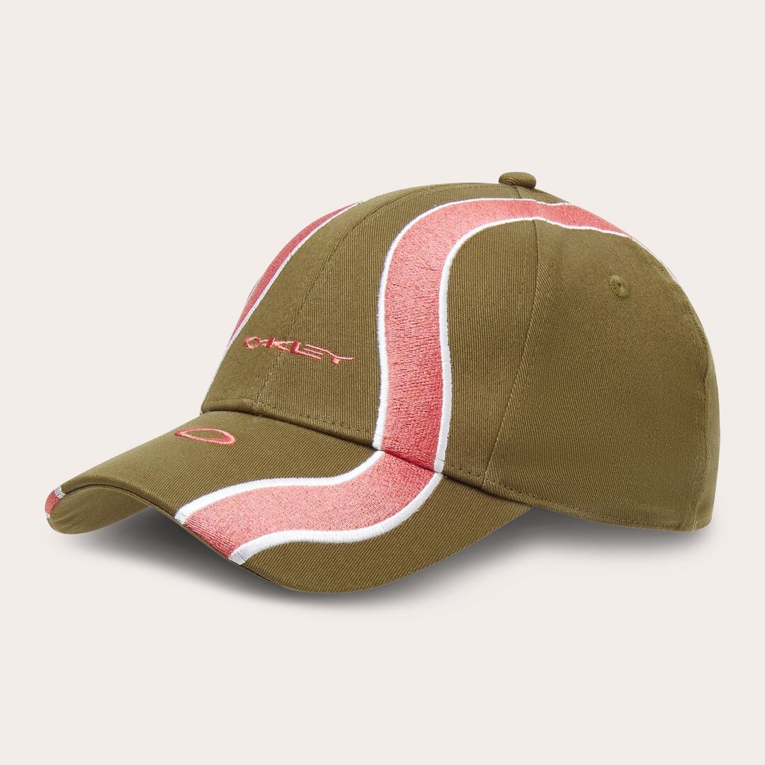 Czapka z daszkiem unisex Oakley WAVE zielona FOS901485-7D8