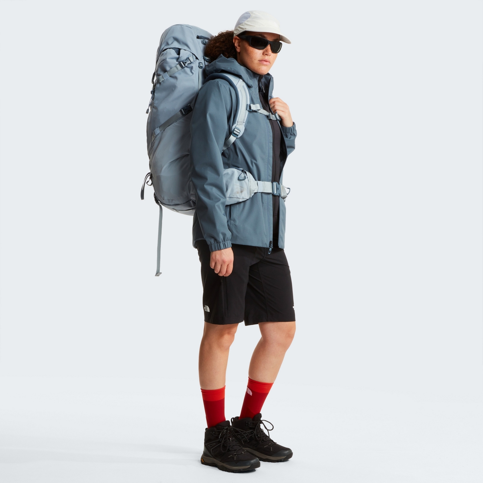 Kurtka wodoodporna damska The North Face QUEST niebieska NF0A8G120U3