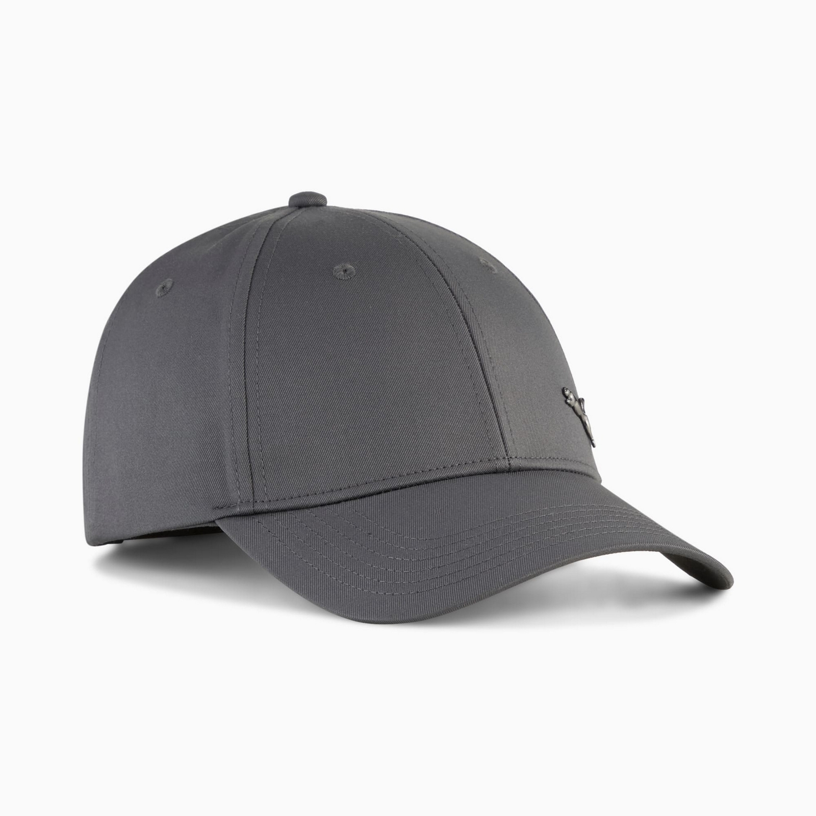 Czapka z daszkiem unisex Puma ESS METAL BB szara 02599409