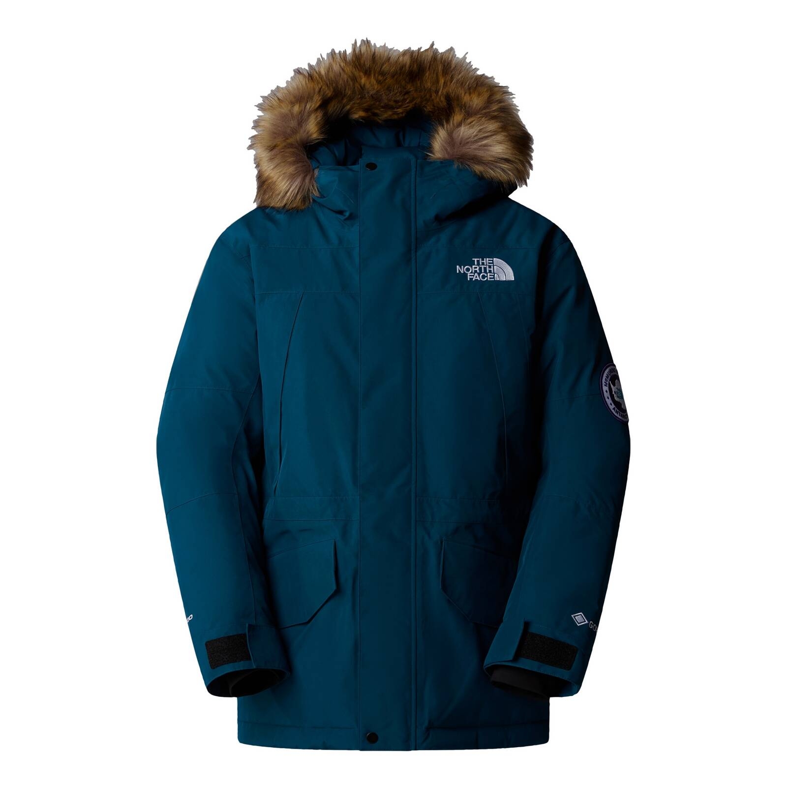 Kurtka z kapturem mska The North Face MCMURDO 2L GTX DOWN granatowa NF0A89GS1NO