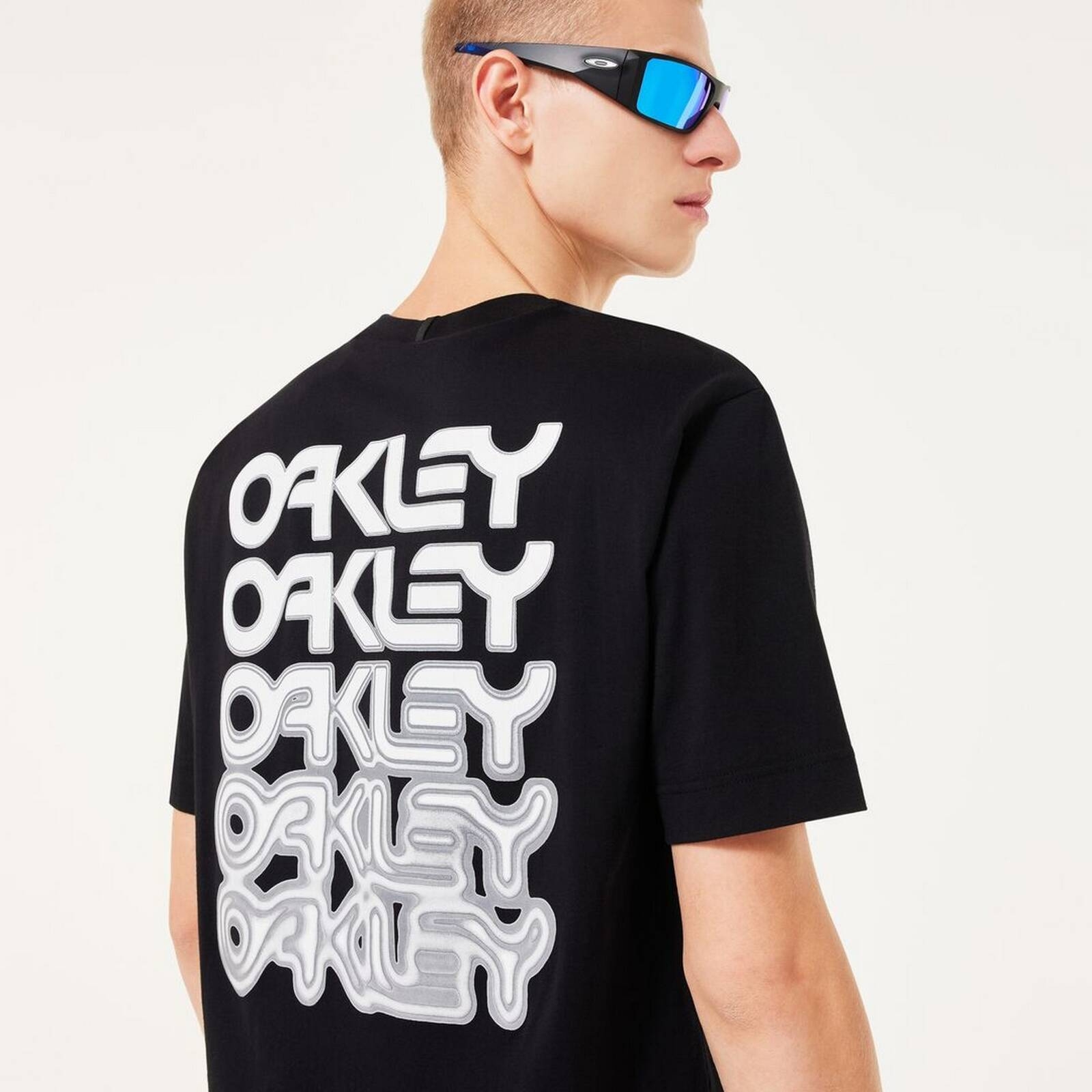 Koszulka mska Oakley STACKED B1B czarna FOA406852-02E