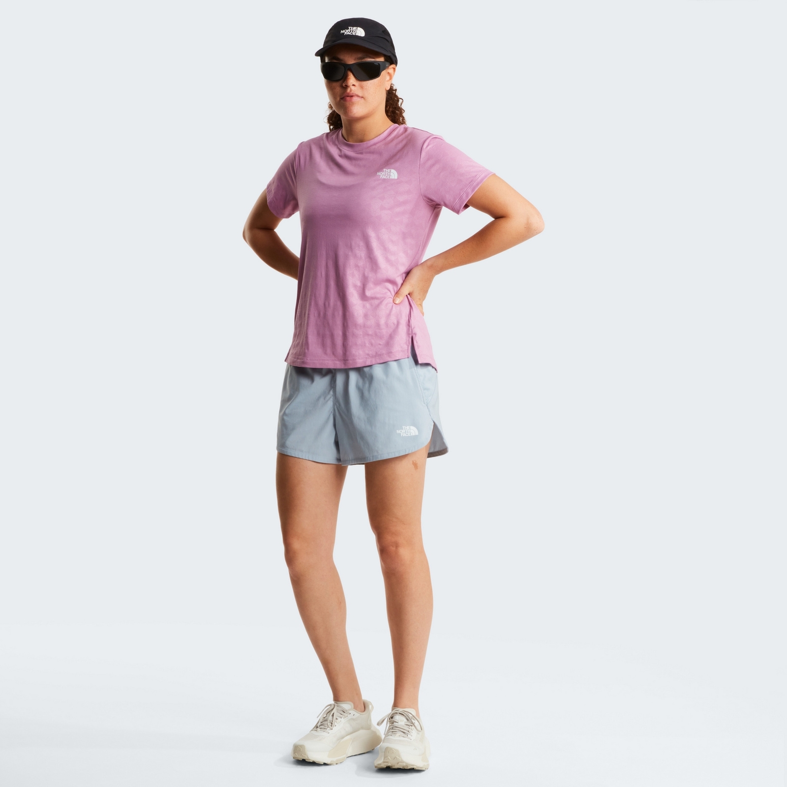 Koszulka treningowa damska The North Face FLEX GEO EMBOSSED r�owa NF0A8G8CG6E