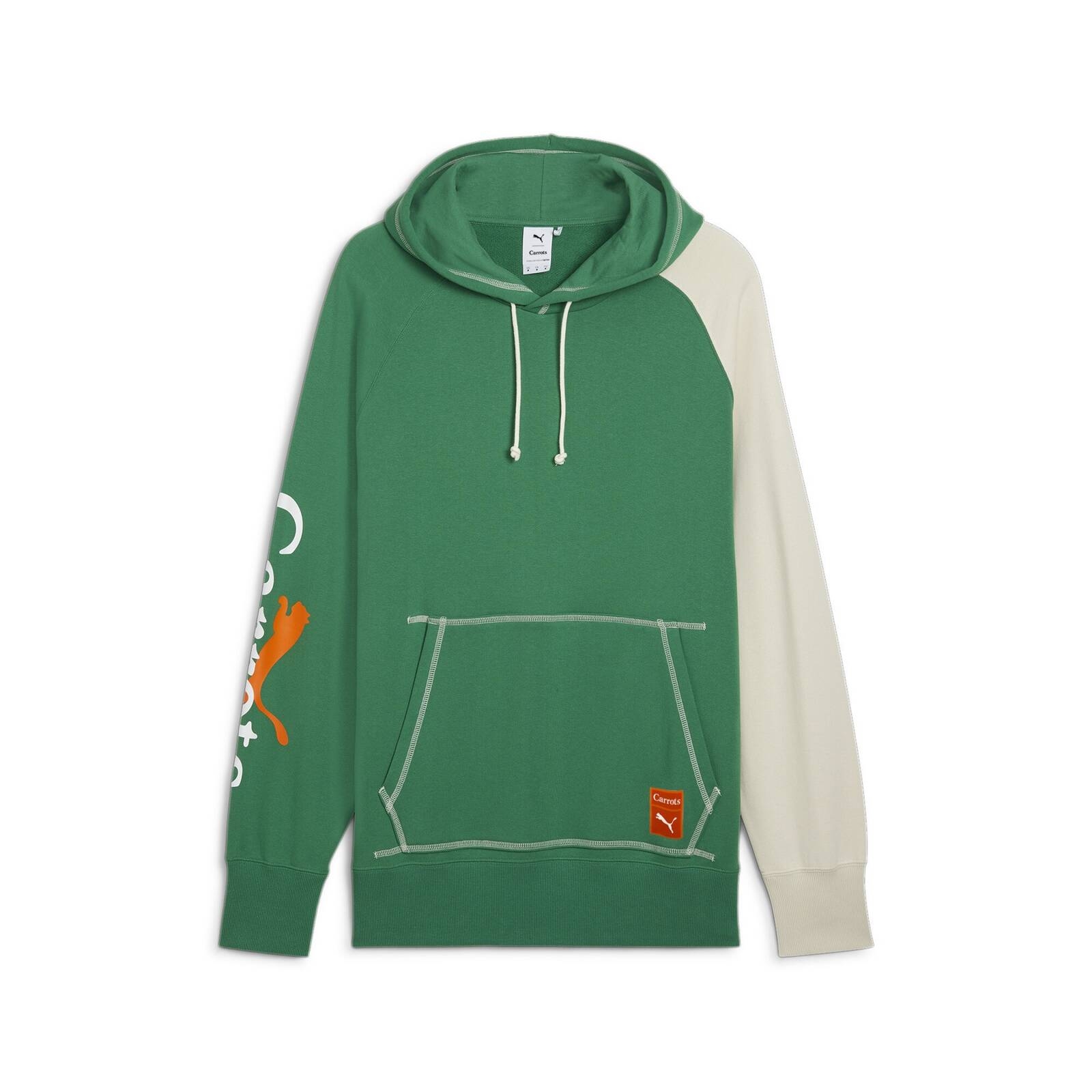 Bluza z kapturem mska Puma X CARROTS GRAPHIC TR zielona 62744586