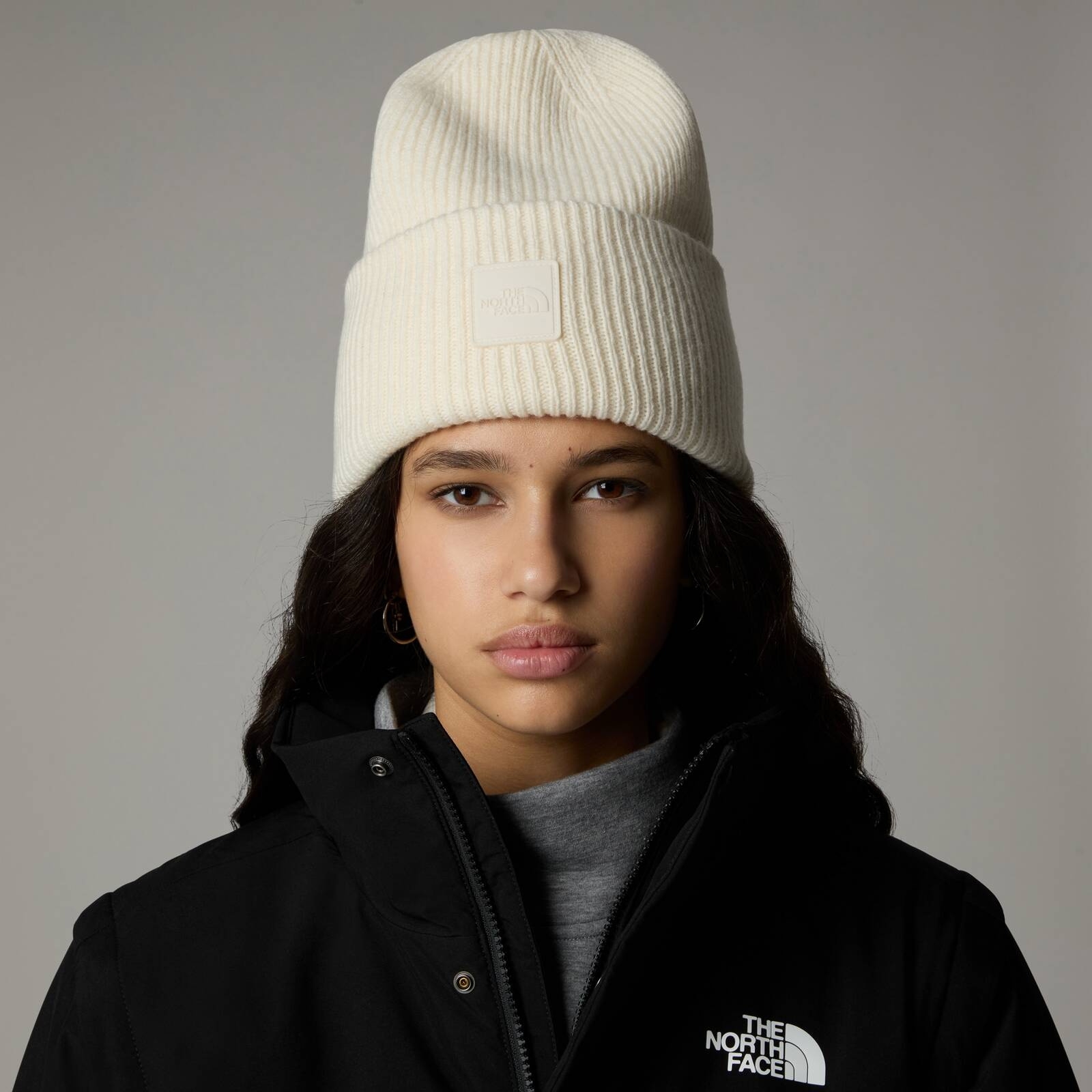 Czapka zimowa unisex The North Face URBAN PATCH BEANIE biaa NF0A7WJGQLI