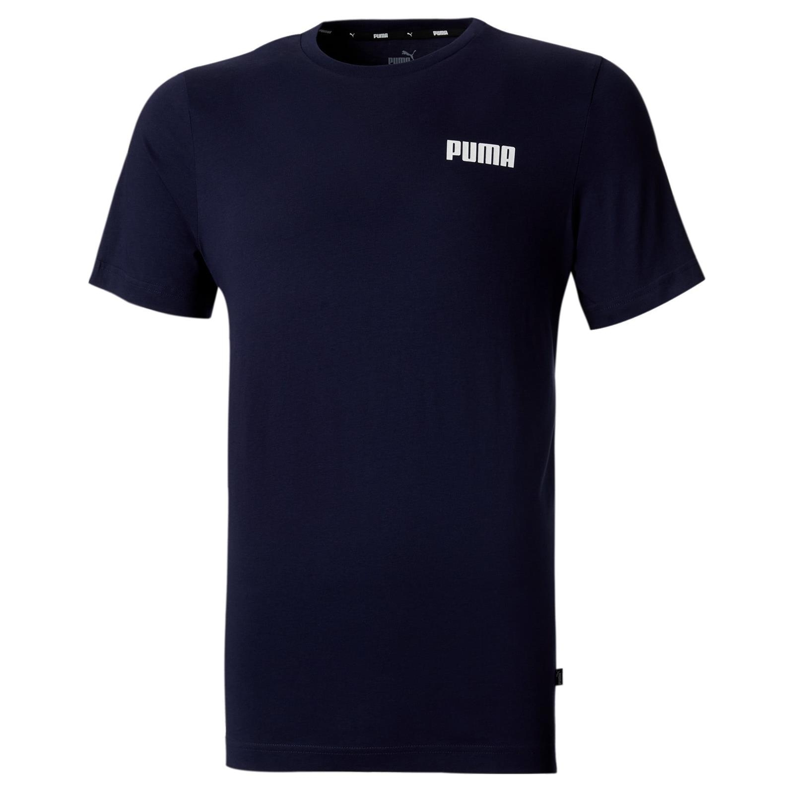 Koszulka mska Puma ESS SMALL LOGO granatowa 84722505