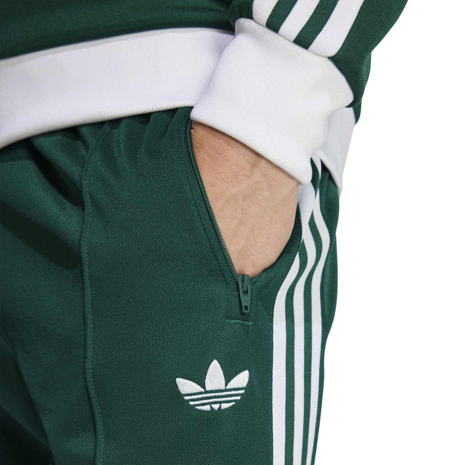 Spodnie dresowe m�skie adidas BECKENBAUER zielone KE1668