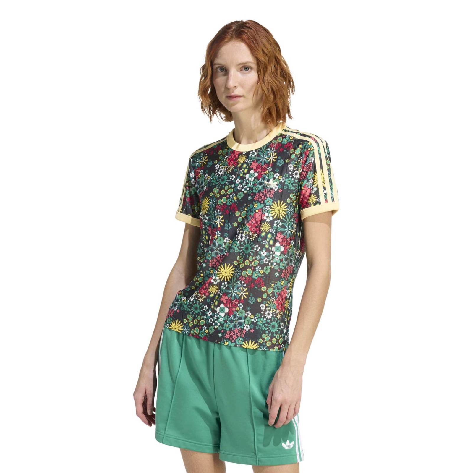 Koszulka damska adidas LIBERTY LONDON 3 STRIPES wielokolorowa KD5560
