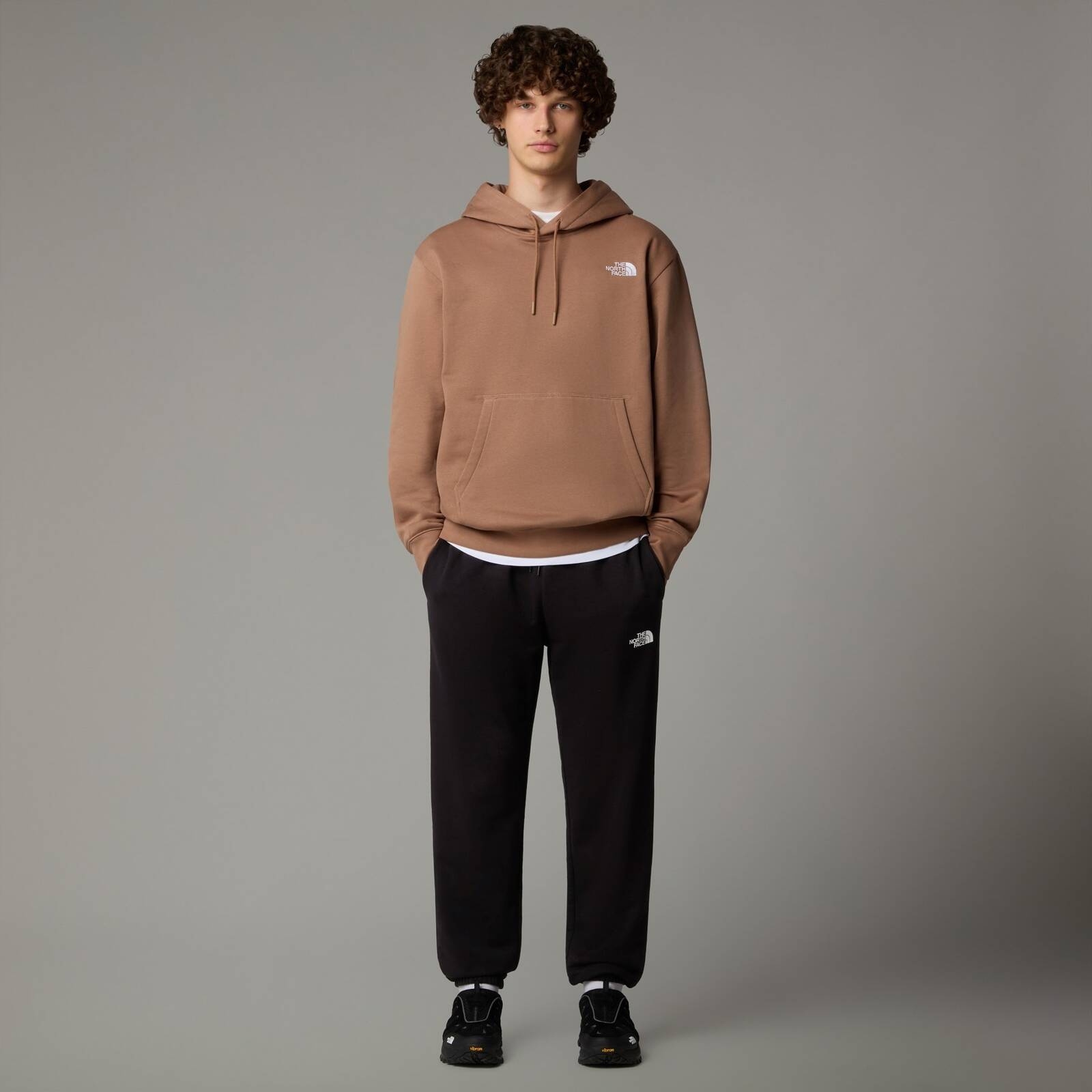Spodnie dresowe męskie The North Face SIMPLE DOME LIGHT REGULAR TAPERED czarne NF0A8C41JK3