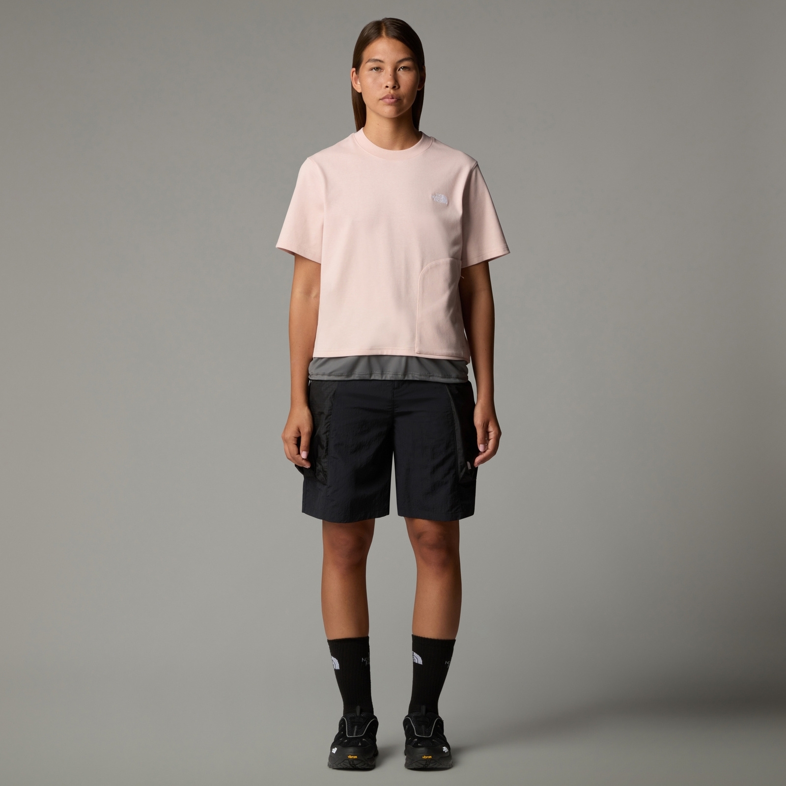 Koszulka damska The North Face FABRIC różowa NF0A8CMALK6