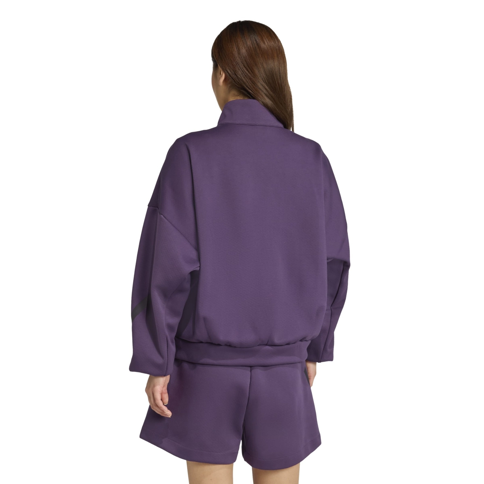 Bluza dresowa damska adidas Z.N.E. fioletowa JW7780