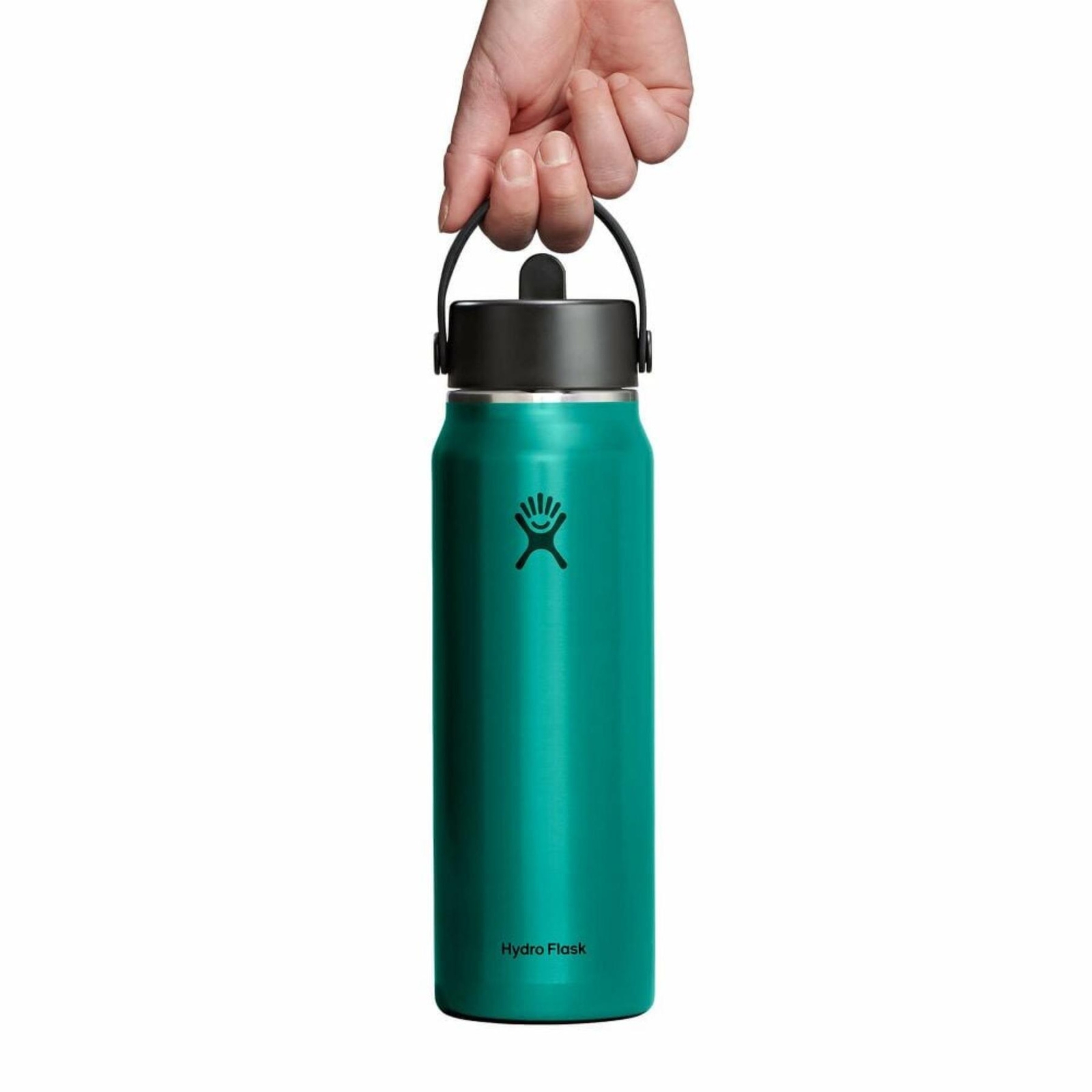 Butelka termiczna unisex Hydro Flask LIGHTWEIGHT WIDE FLEX STRAW 946 ML zielona LW32LWFS348