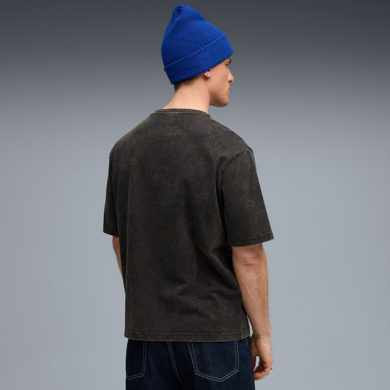 Koszulka m�ska Puma GRAPHIC PARADISE MINDSET WASHED BOXY czarna 63211501